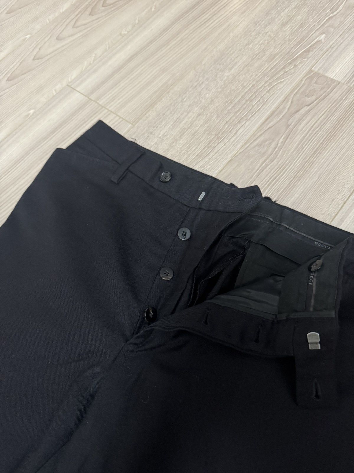 Gucci Vintage GUCCI Wool Trousers Size US 34 / EU 50 - 5 Thumbnail