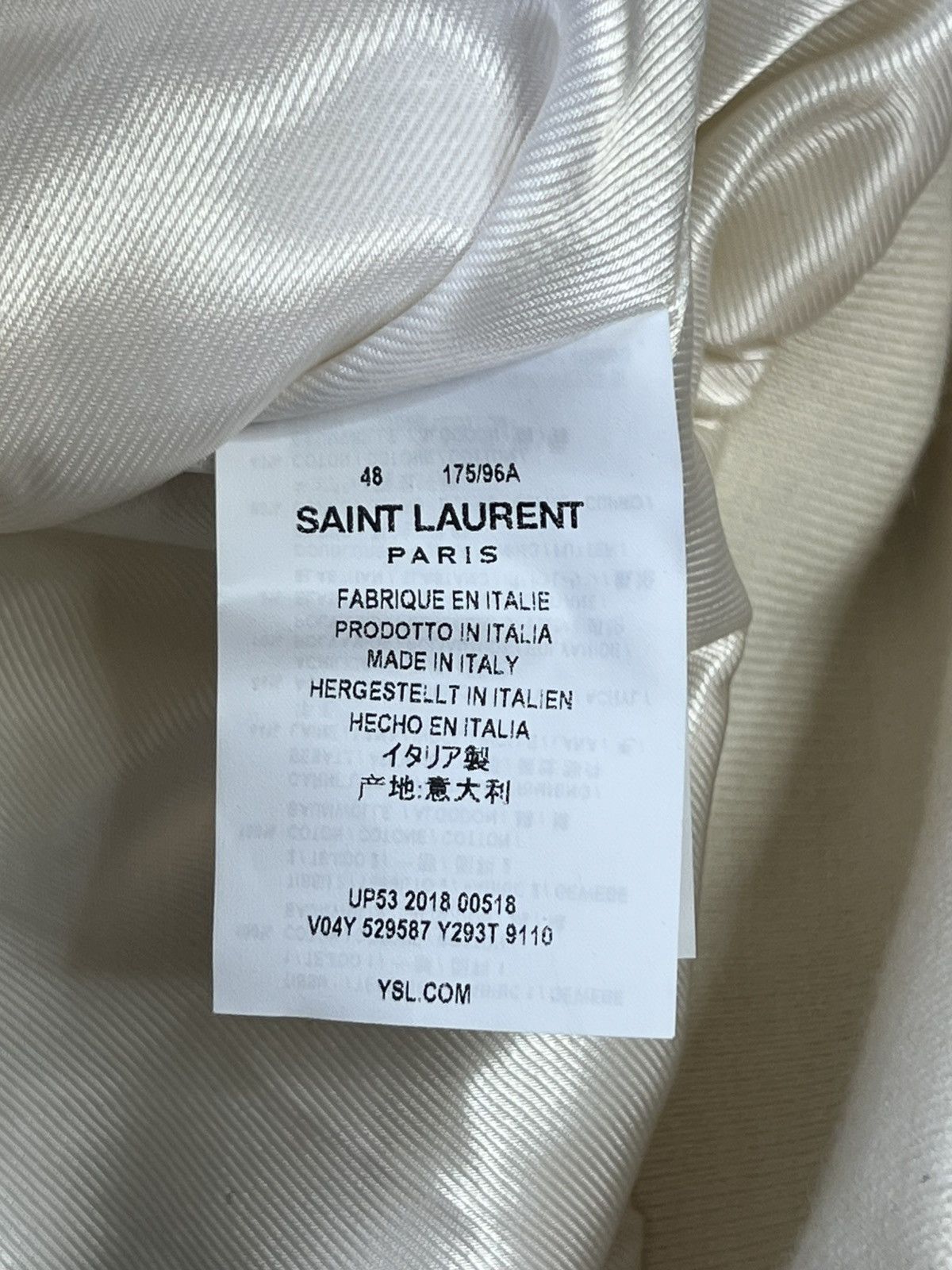 Saint Laurent Paris Saint Laurent Teddy Fur Bomber Jacket Size US M / EU 48-50 / 2 - 7 Thumbnail
