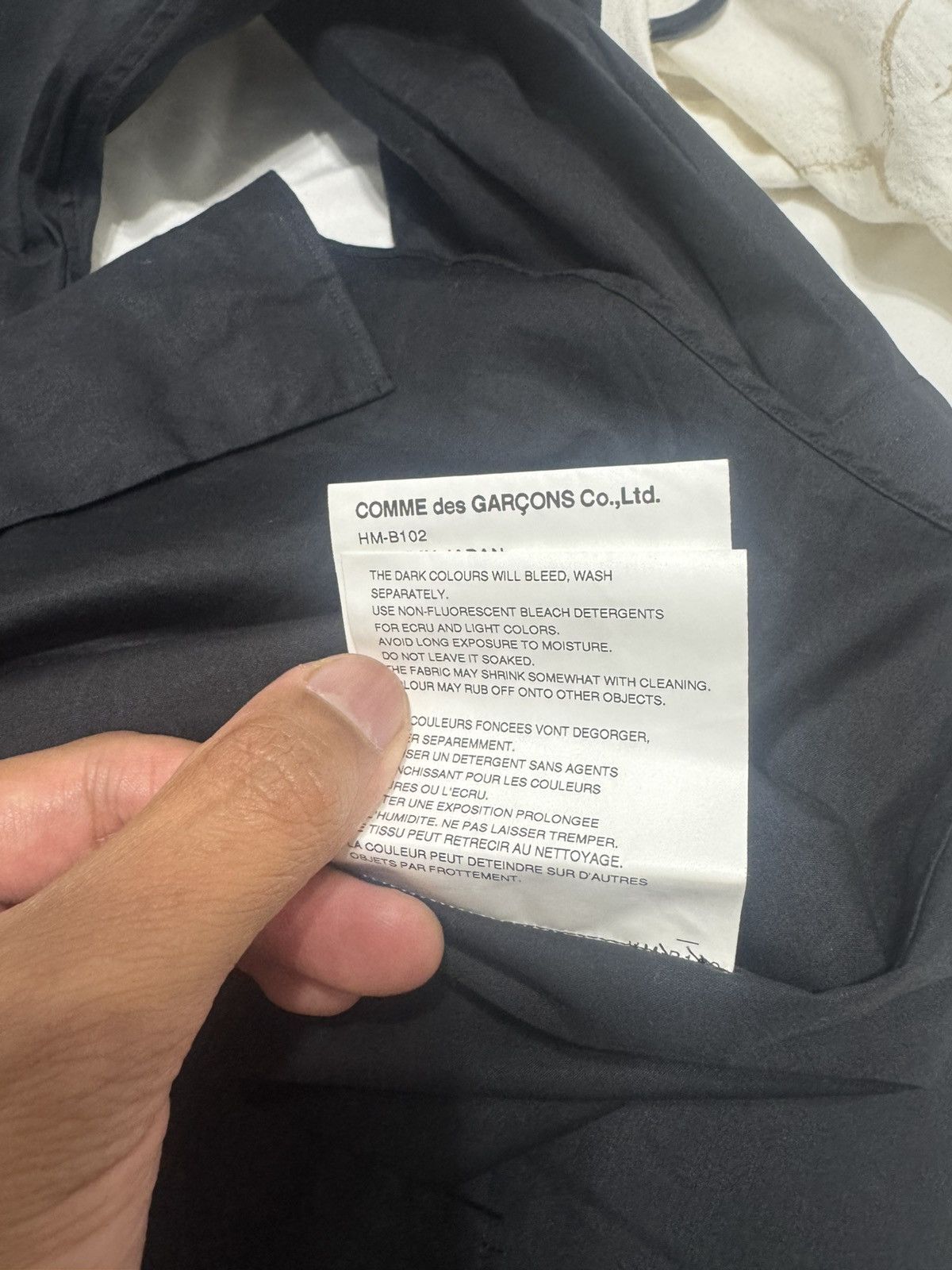 Comme des Garcons Homme Comme Des Garcon Homme long sleeve shirt Size US S / EU 44-46 / 1 - 8 Thumbnail