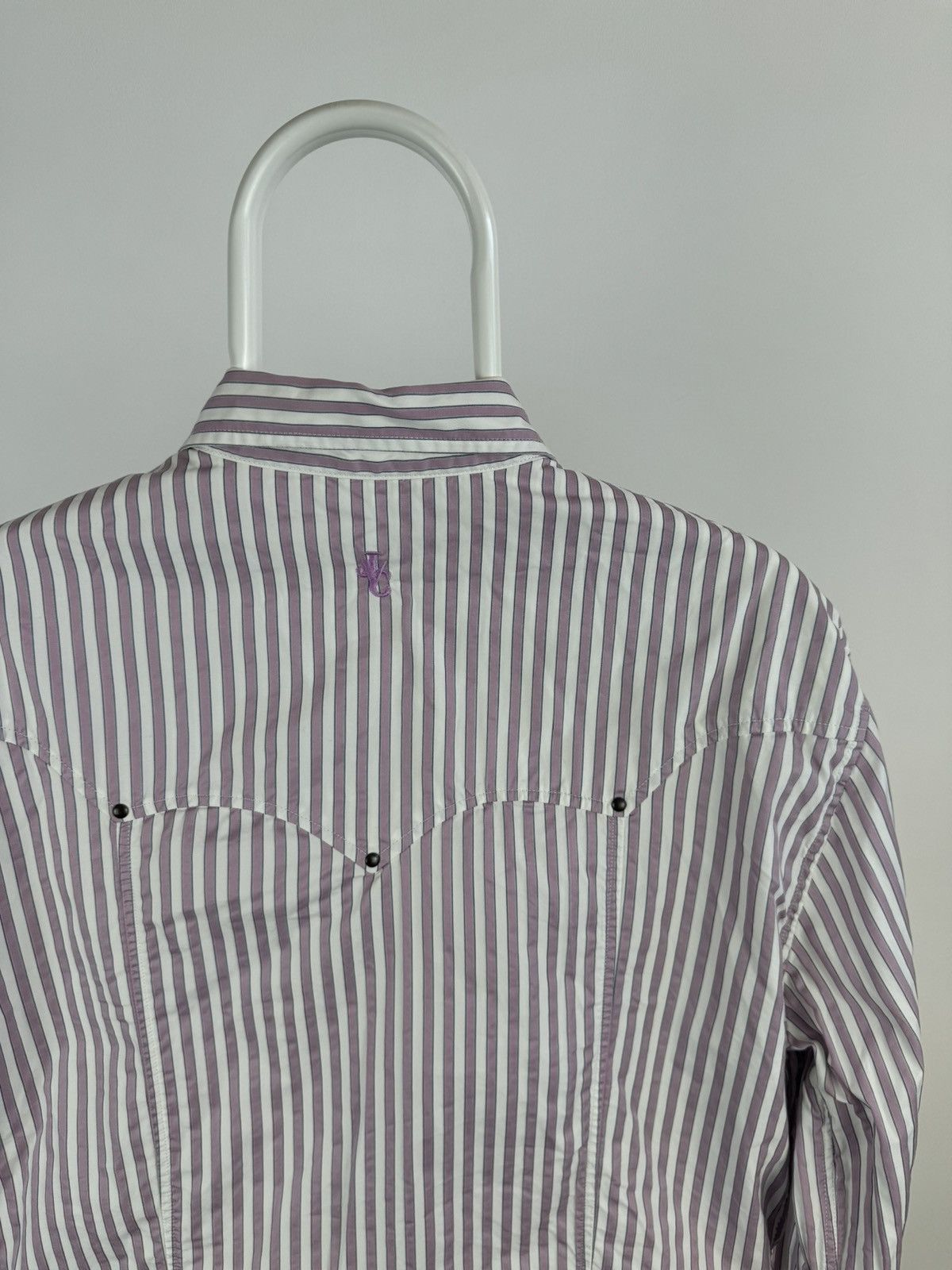 Versace Jeans Couture × Vintage Vintage Versace Jeans Couture Striped Long Sleeve Shirt Size US XXL / EU 58 / 5 - 5 Thumbnail
