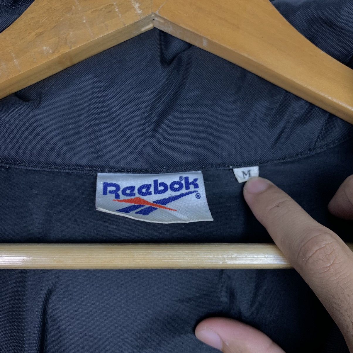 Reebok × Vintage Vintage Reebok Zip-up hooded Jacket Size US M / EU 48-50 / 2 - 12 Thumbnail