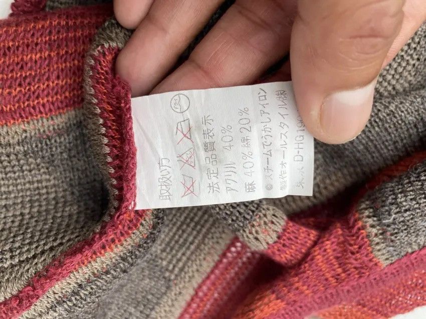 RARE 80s Archival Issey Miyake Geometric Linen Blend Knit