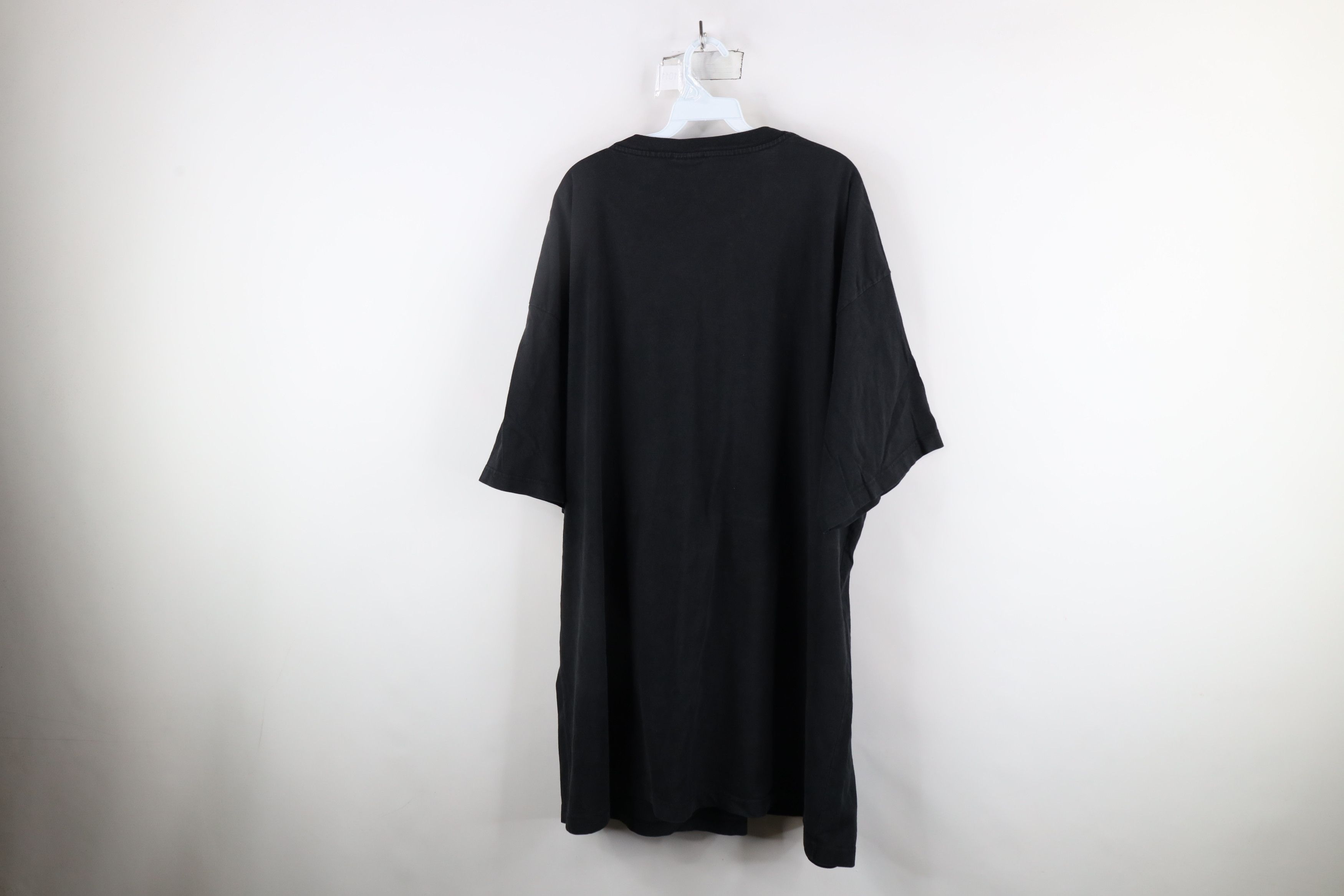 Reebok × Vintage Vintage 90s Reebok Spell Out State Basketball T-Shirt Black Size US XXL / EU 58 / 5 - 7 Thumbnail