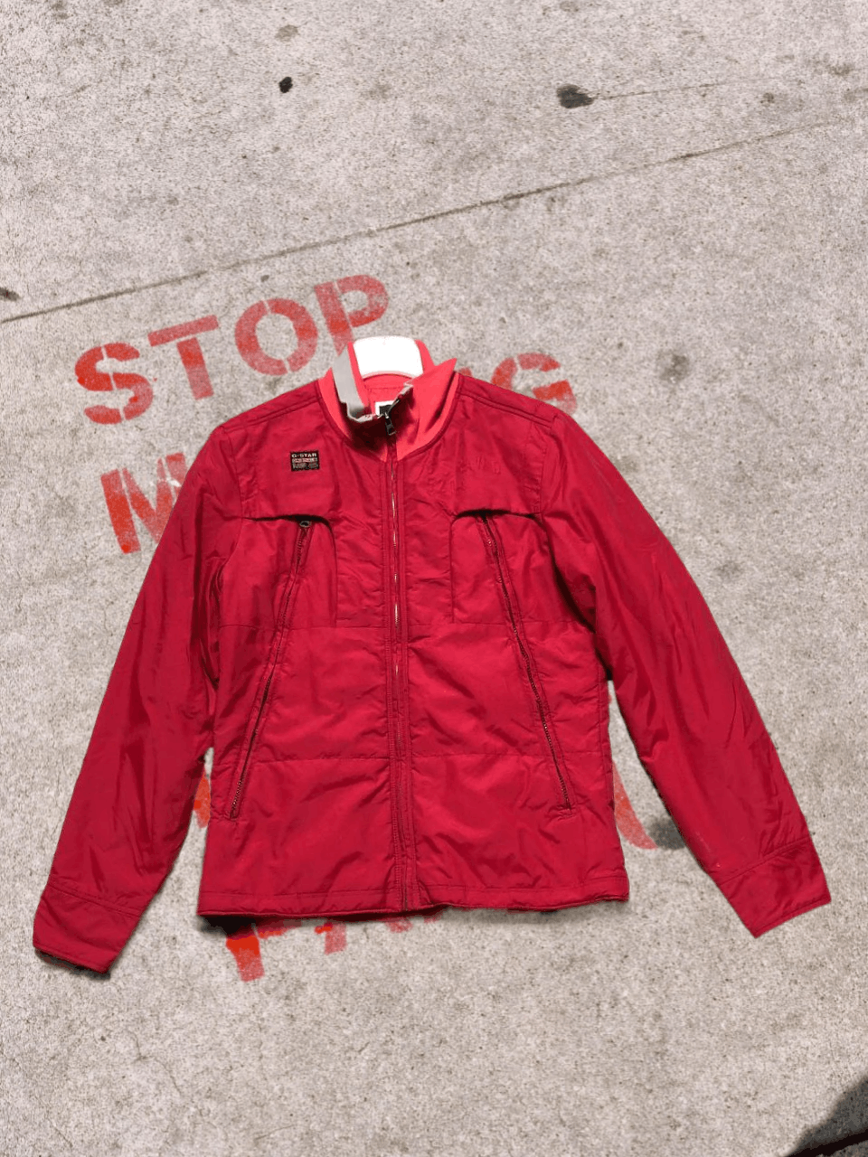 G-Star Y2K vintage jacket red logo G-Star Raw Streetwear Size US M / EU 48-50 / 2 - 1 Thumbnail
