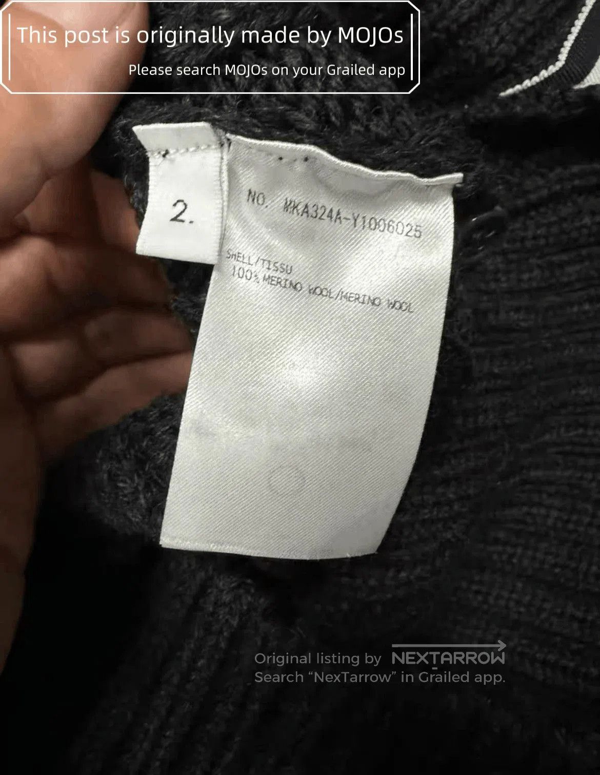Thom Browne Sz 2 Thom Browne Black Four Stripes Knitwear. Size US M / EU 48-50 / 2 - 5 Thumbnail
