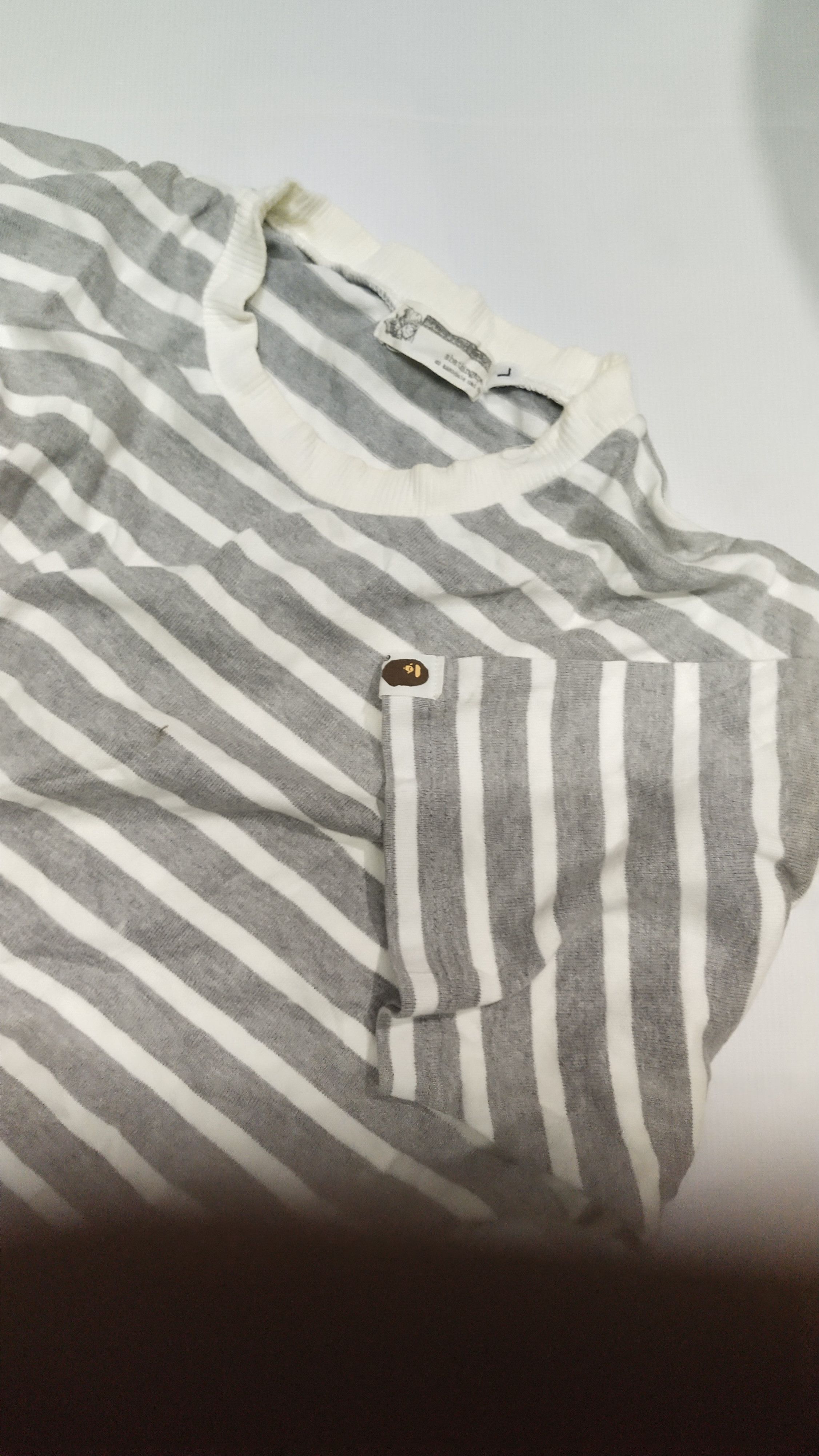 Bape × Vintage STRIPED TEE Size US L / EU 52-54 / 3 - 2 Thumbnail