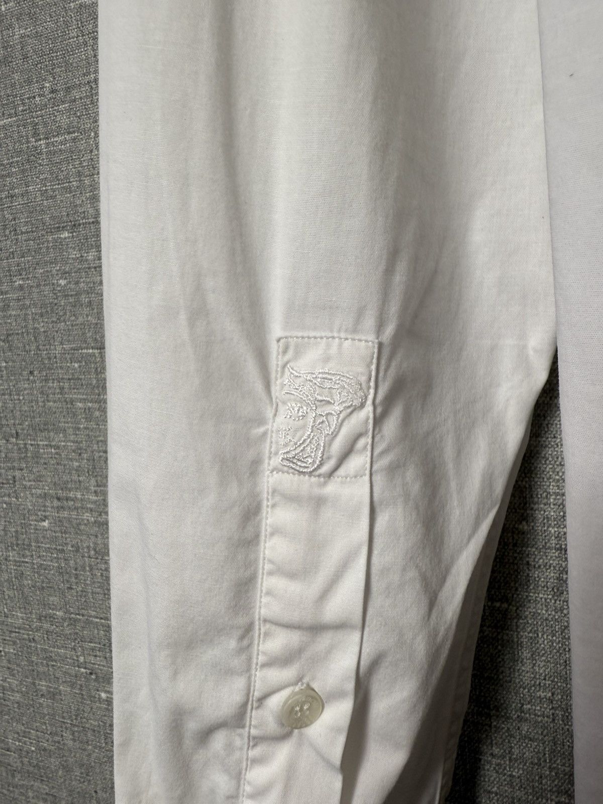 Versace Versace Collection Trend Button Shirt Medusa Cuff Embroidery Size US L / EU 52-54 / 3 - 14 Thumbnail