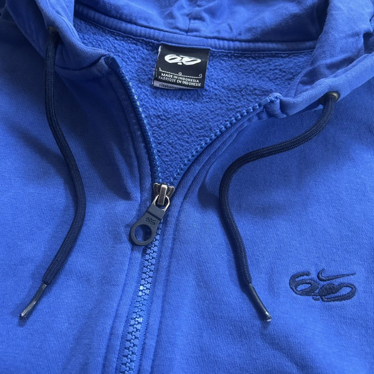 Nike 2012 NiKE 6.0 FADED ROYAL BLUE YKK ViSLON DOUBLE ZiP HOODiE Size US L / EU 52-54 / 3 - 10 Thumbnail