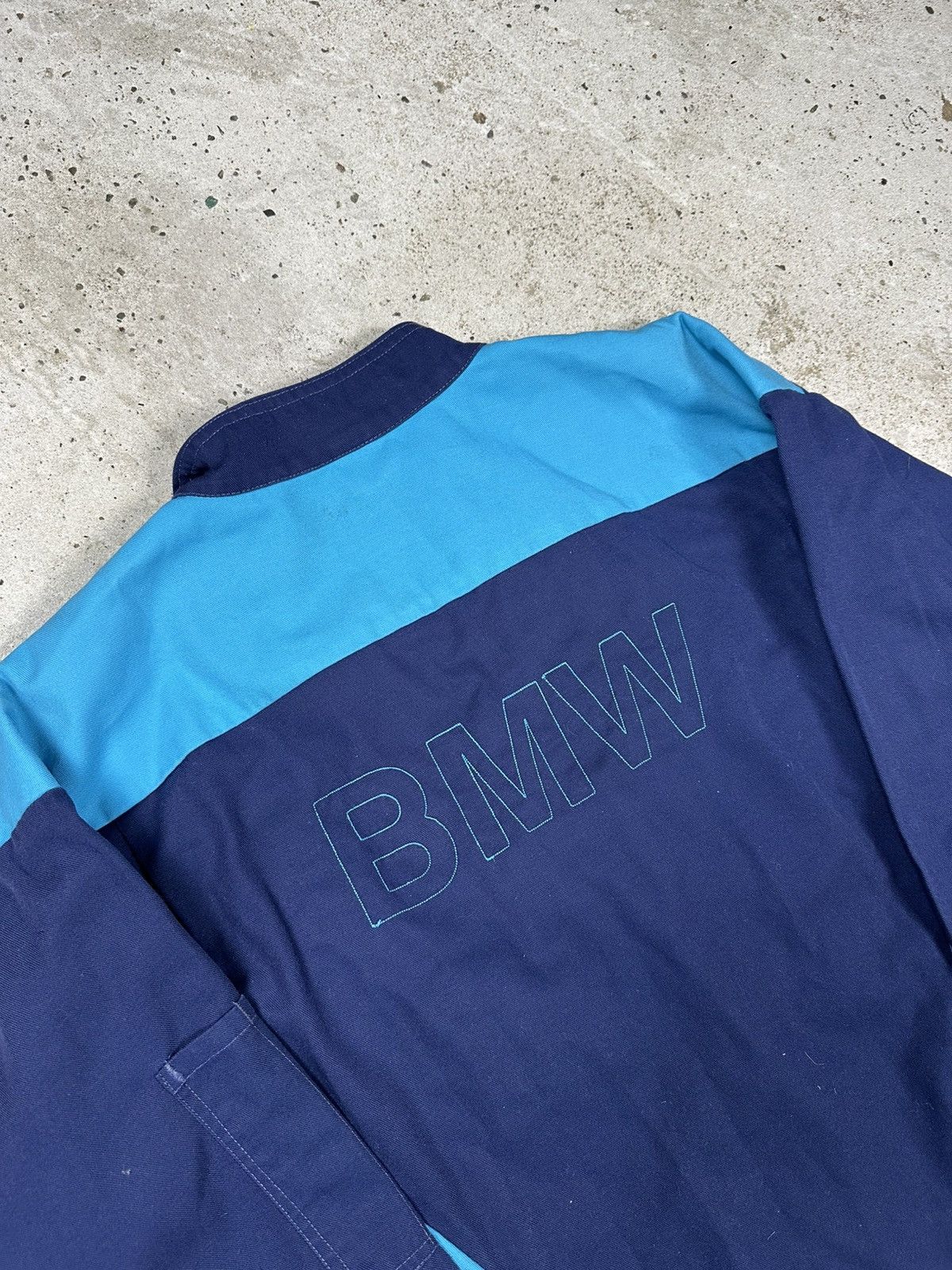 BMW Vintage BMW Work Racing Team Service Boxy Fit Bomber Jacket Size US XL / EU 56 / 4 - 12 Thumbnail