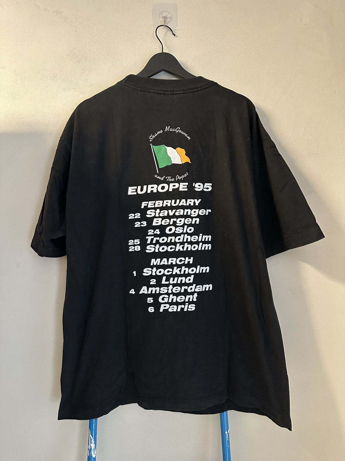 Vintage Vintage 1995 Shane Macgowan & the popes tour t-shirt Size US XL / EU 56 / 4 - 4 Thumbnail