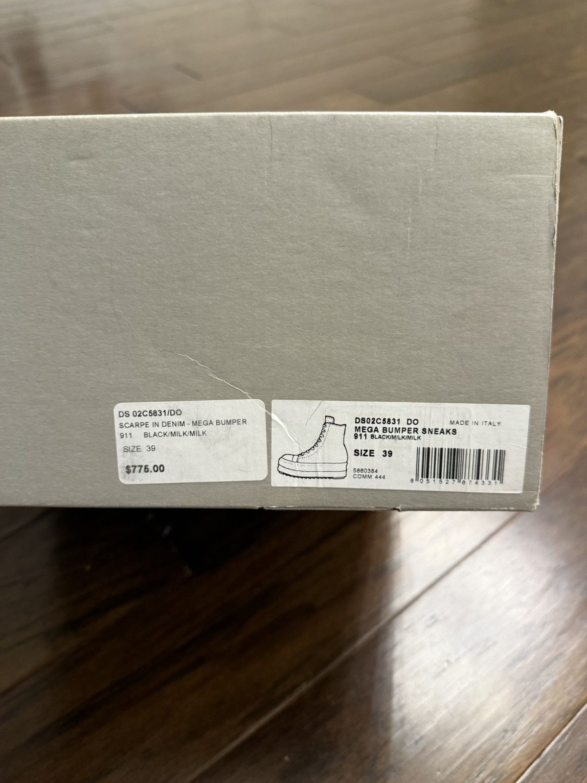 Rick Owens Drkshdw Rick Owen's Drkshdw Mega Bumper Sneakers. Size US 9 / IT 39 - 6 Thumbnail