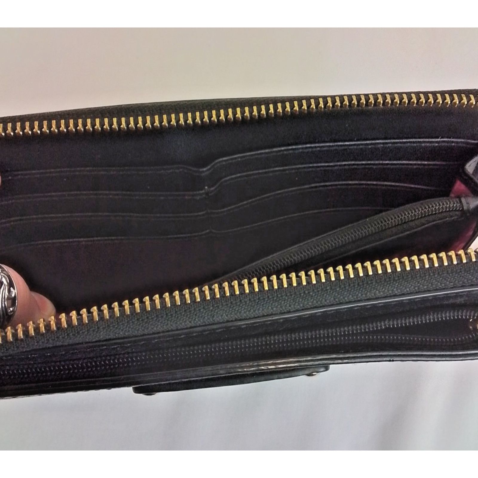 Kate Spade Kate Spade New York Leila Wristlet Wallet Black Leather Size ONE SIZE - 13 Thumbnail