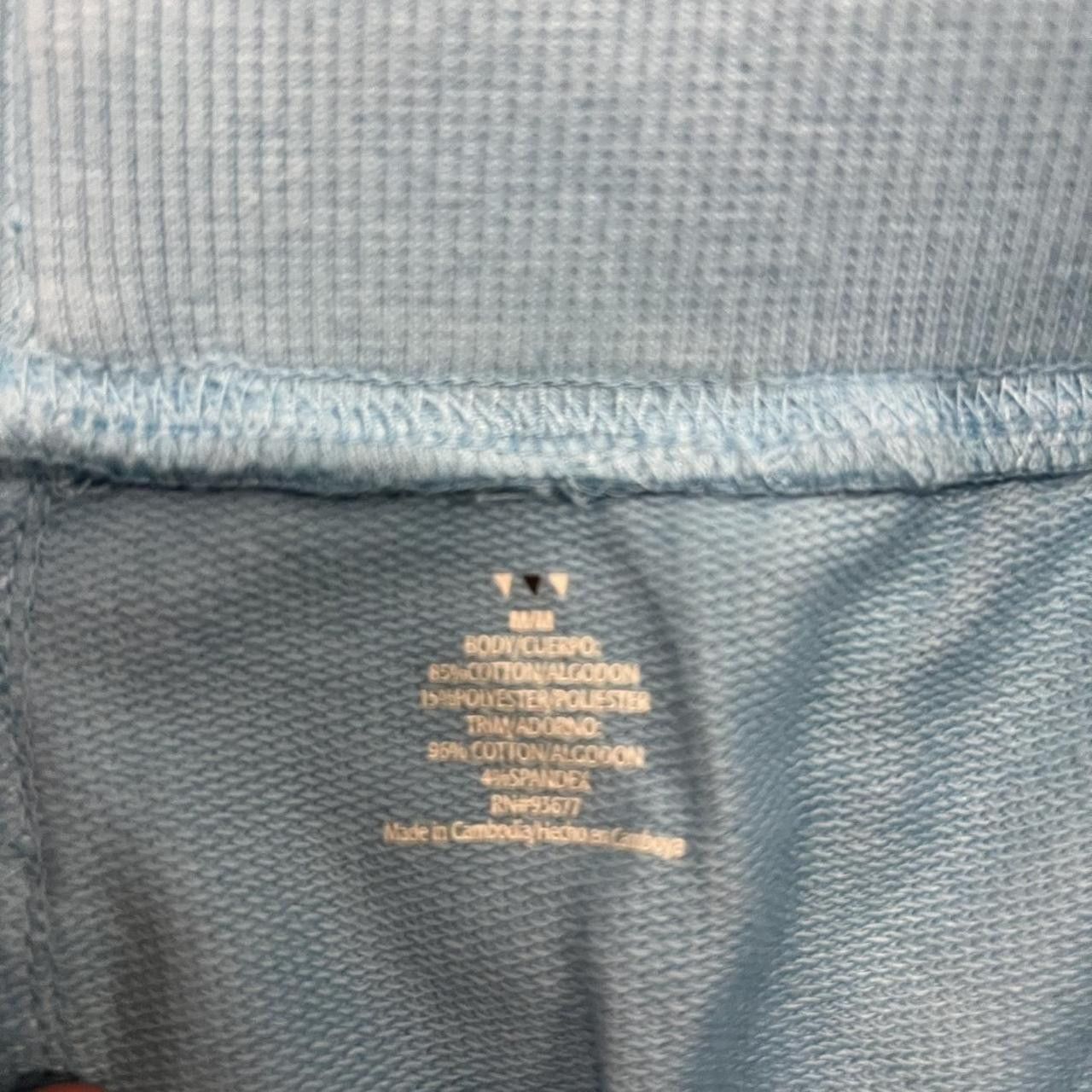 Vintage Vintage Y2K/2000s Super Baggy Baby Blue Striped Sweatpants With Adjustable waistbands with drawstring! Size US 34 / EU 50 - 7 Thumbnail