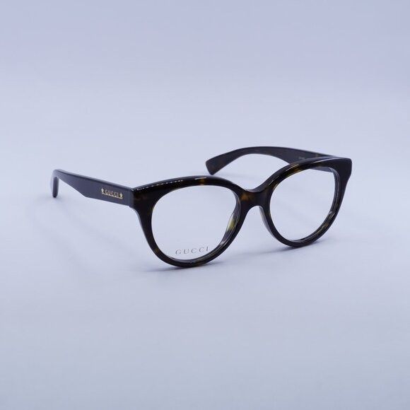 Gucci 🕶️ New Gucci GG1590O 005 Havana Eyeglasses 52mm Size ONE SIZE - 1 Thumbnail