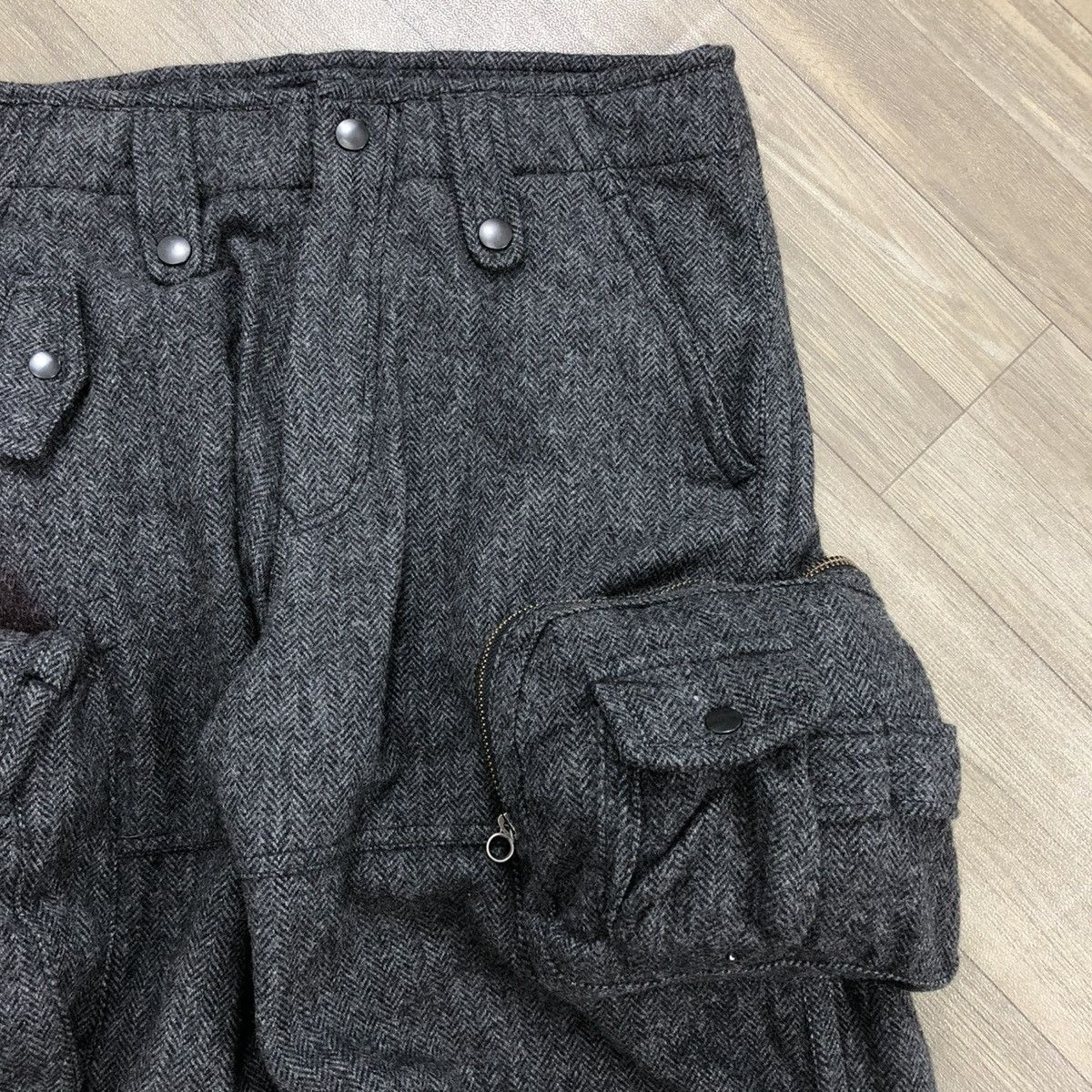 Issey Miyake × Tete Homme 1990s Tete Home Issey Miyake Multipocket Cargo Bondage Pants Size US 34 / EU 50 - 7 Thumbnail