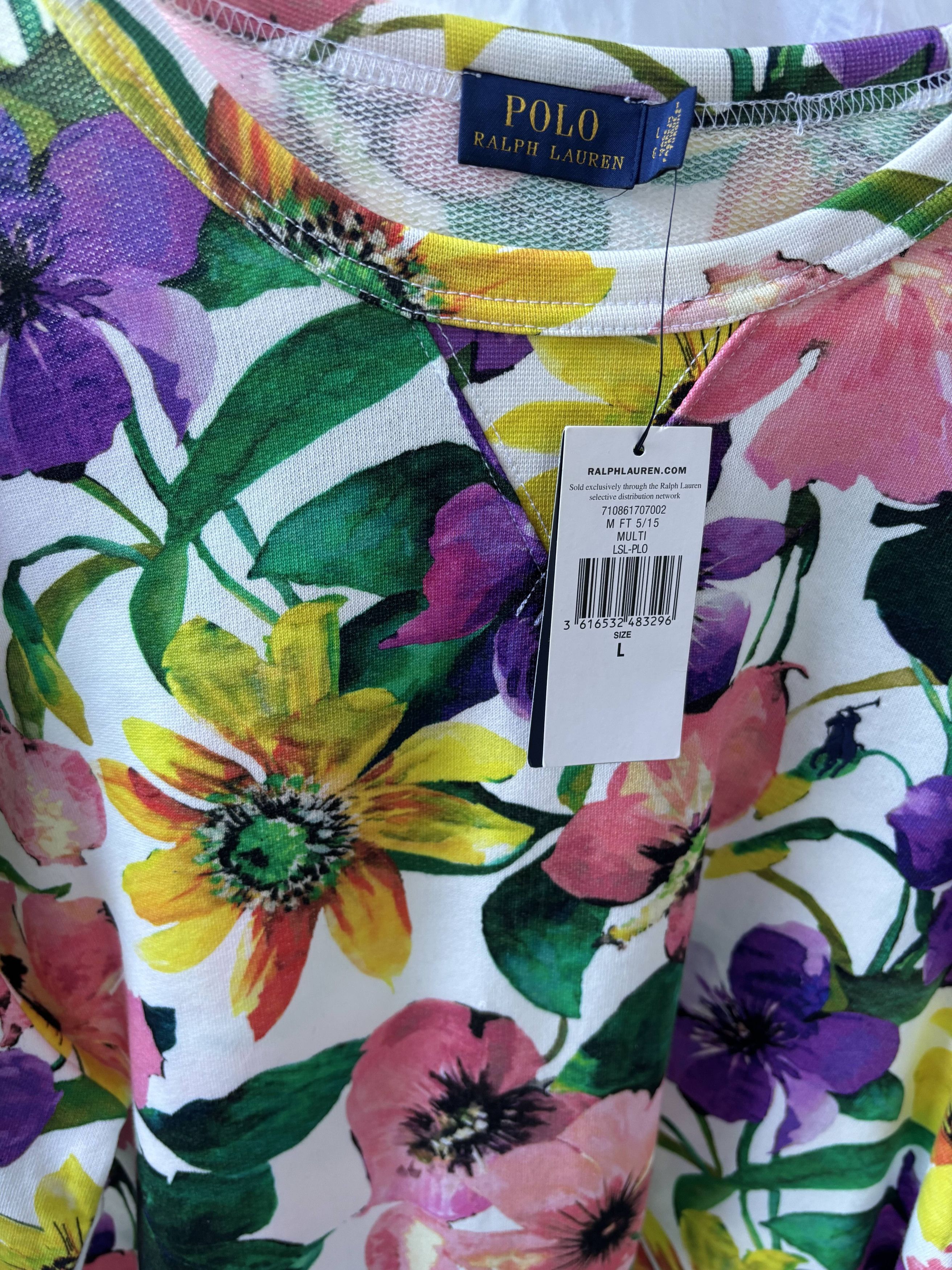 Polo Ralph Lauren Ralph Lauren Long Sleeve Polo - Special Edition Poppy Print Size US L / EU 52-54 / 3 - 1 Thumbnail