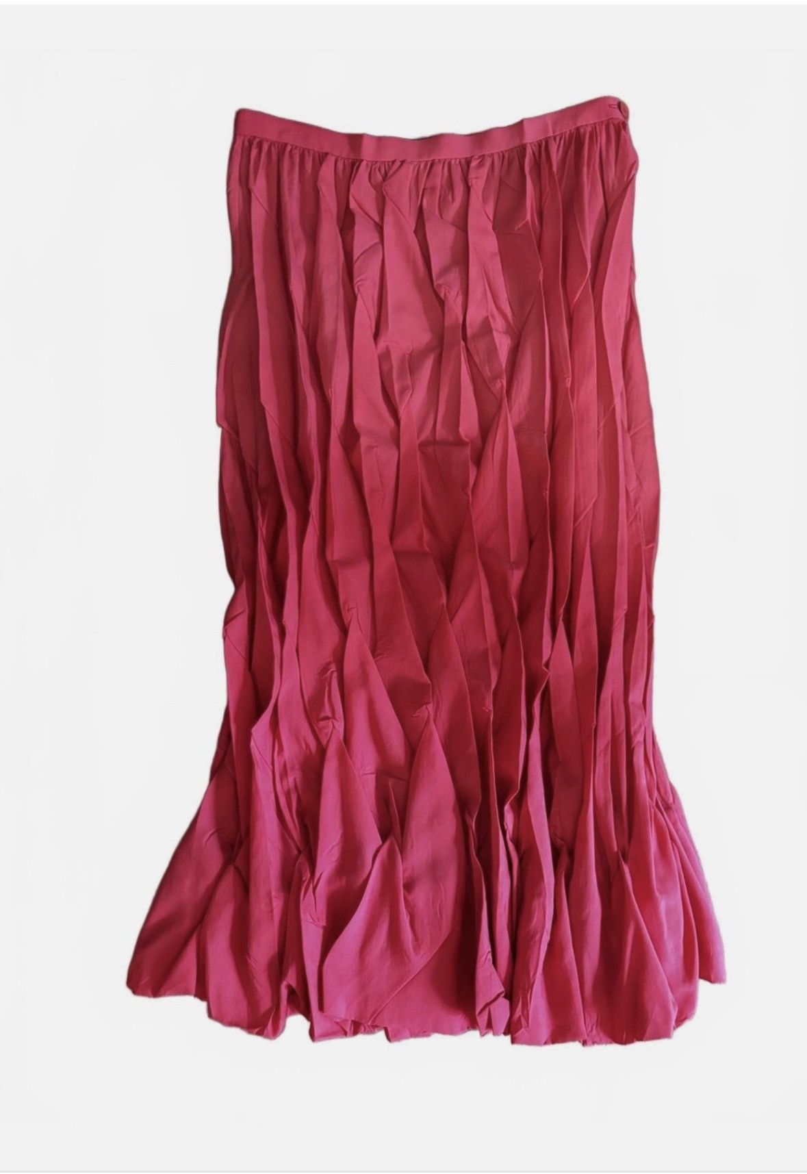 Issey Miyake Vintage 90s Issey Miyake Sculptural Midi Skirt Size 26" / US 2 / IT 38 - 1 Thumbnail