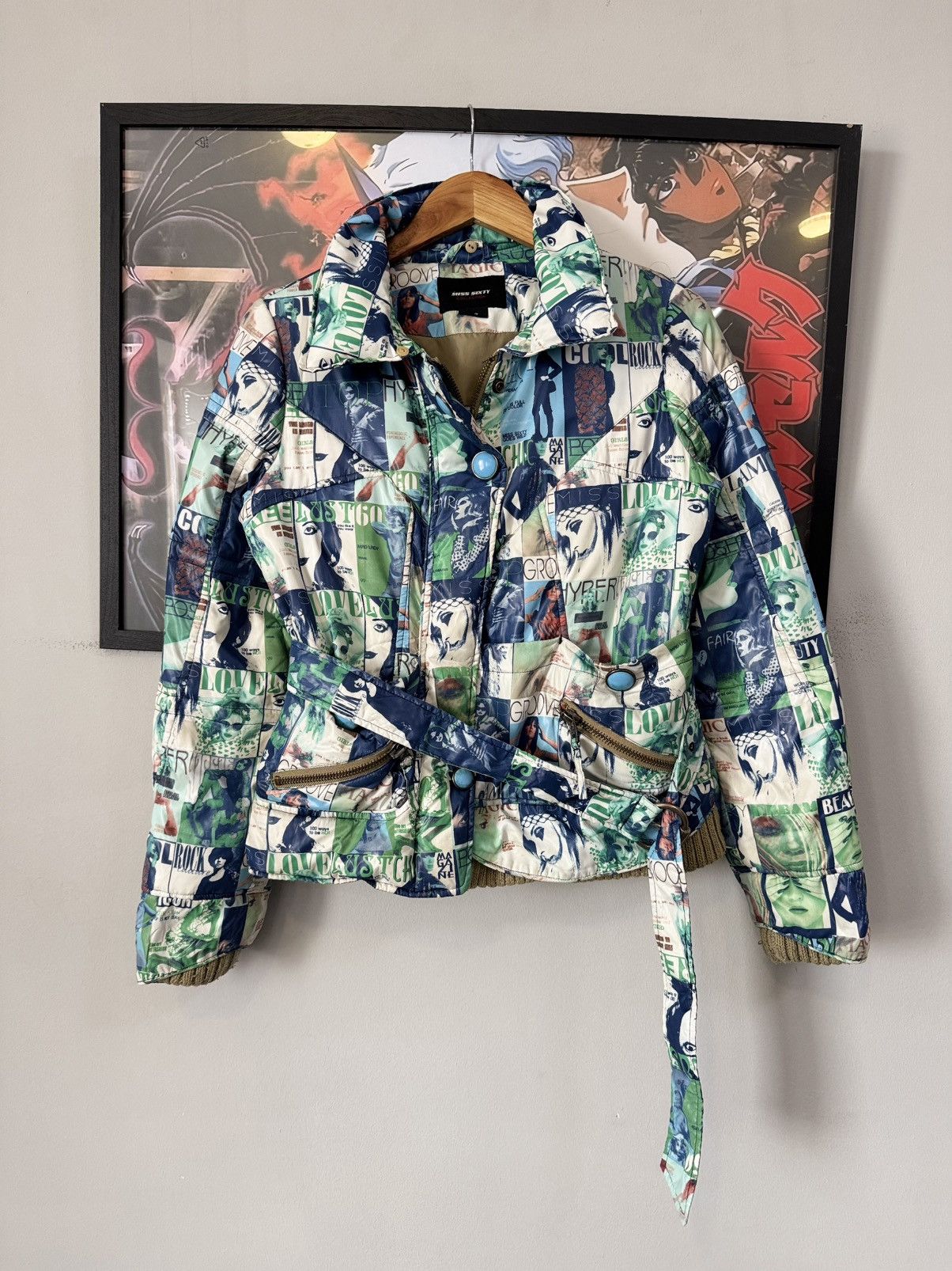 Miss Sixty Miss Sixty multicoloured bomber jacket with adjustable waist Size XS / US 0-2 / IT 36-38 - 1 Thumbnail