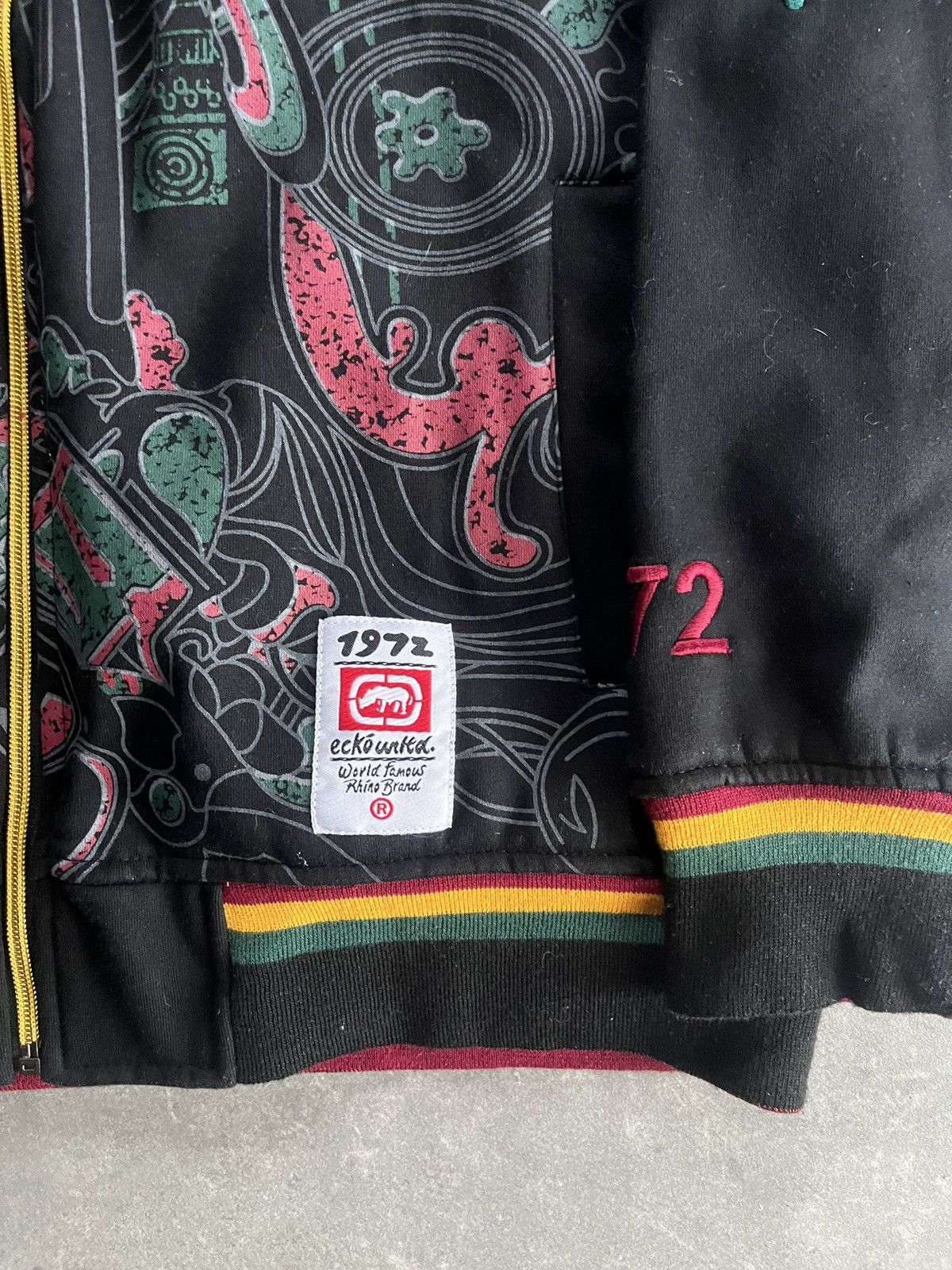 Ecko Unltd. Ecko Unltd. Multicolour AOP Tribal Printed Baggy Zip Hoodie Size US XL / EU 56 / 4 - 6 Thumbnail