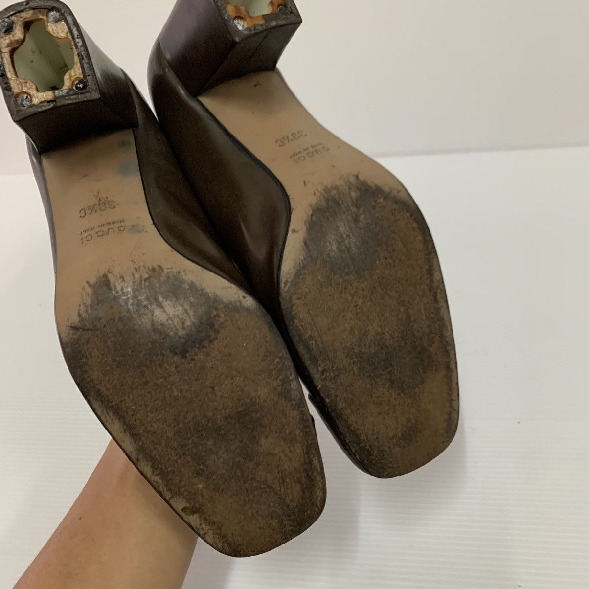 Gucci Gucci Leather Horsebit Shoes Size US 9.5 / IT 39.5 - 8 Thumbnail
