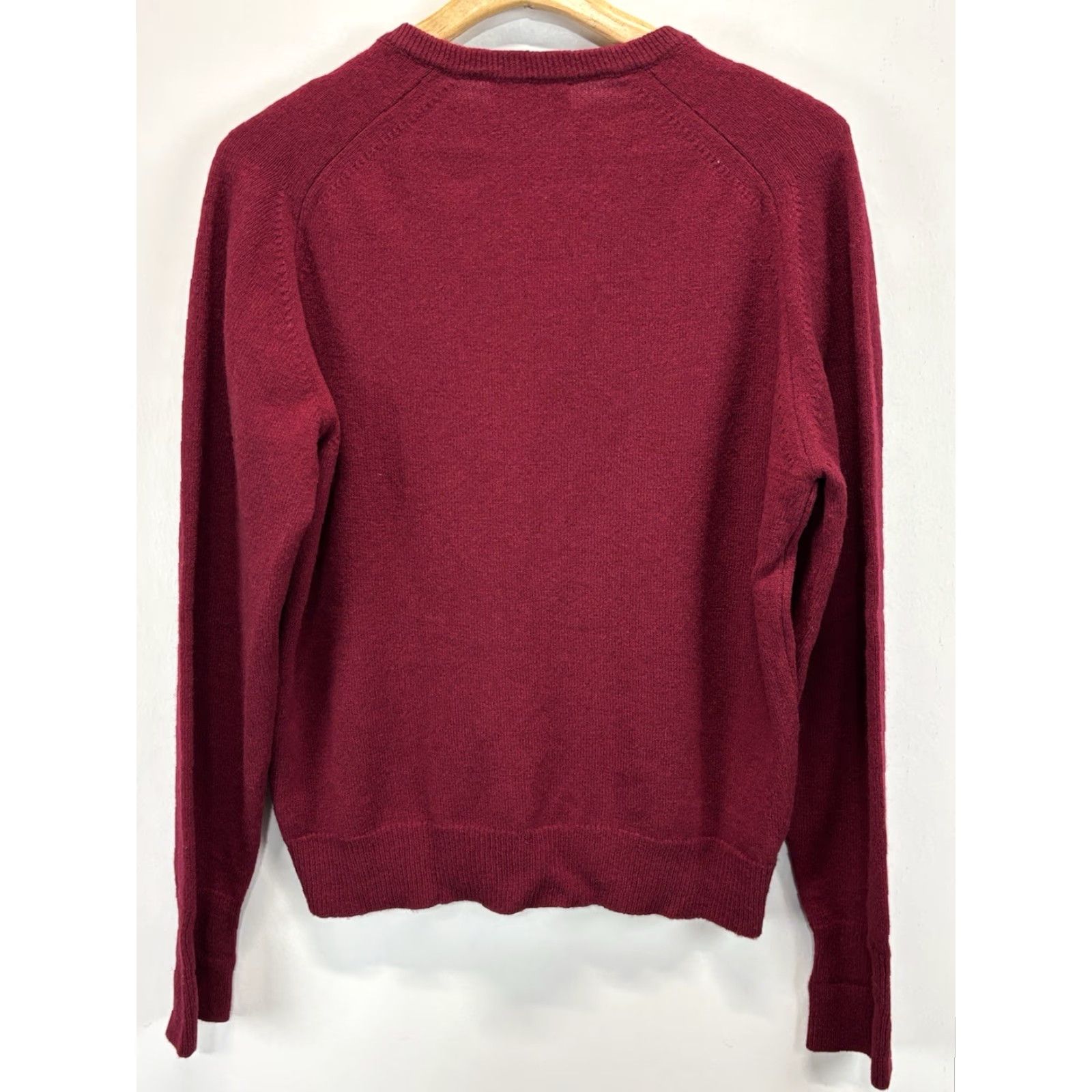 Vintage VINTAGE LL Bean Sweater Men’s Large Pullover Wool Lambswool Red USA 70s Size US L / EU 52-54 / 3 - 3 Thumbnail