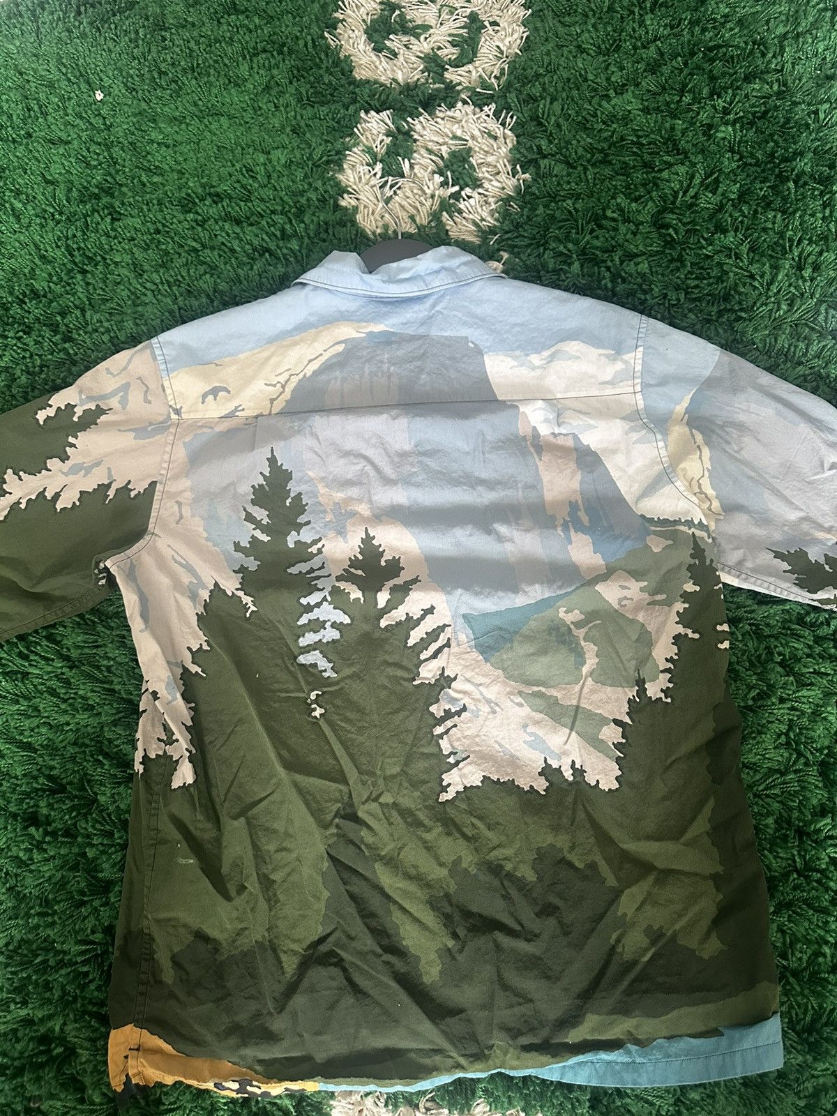 Prada PRADA SS17 Landscape Print Camp Collar Shirt Size US M / EU 48-50 / 2 - 5 Thumbnail