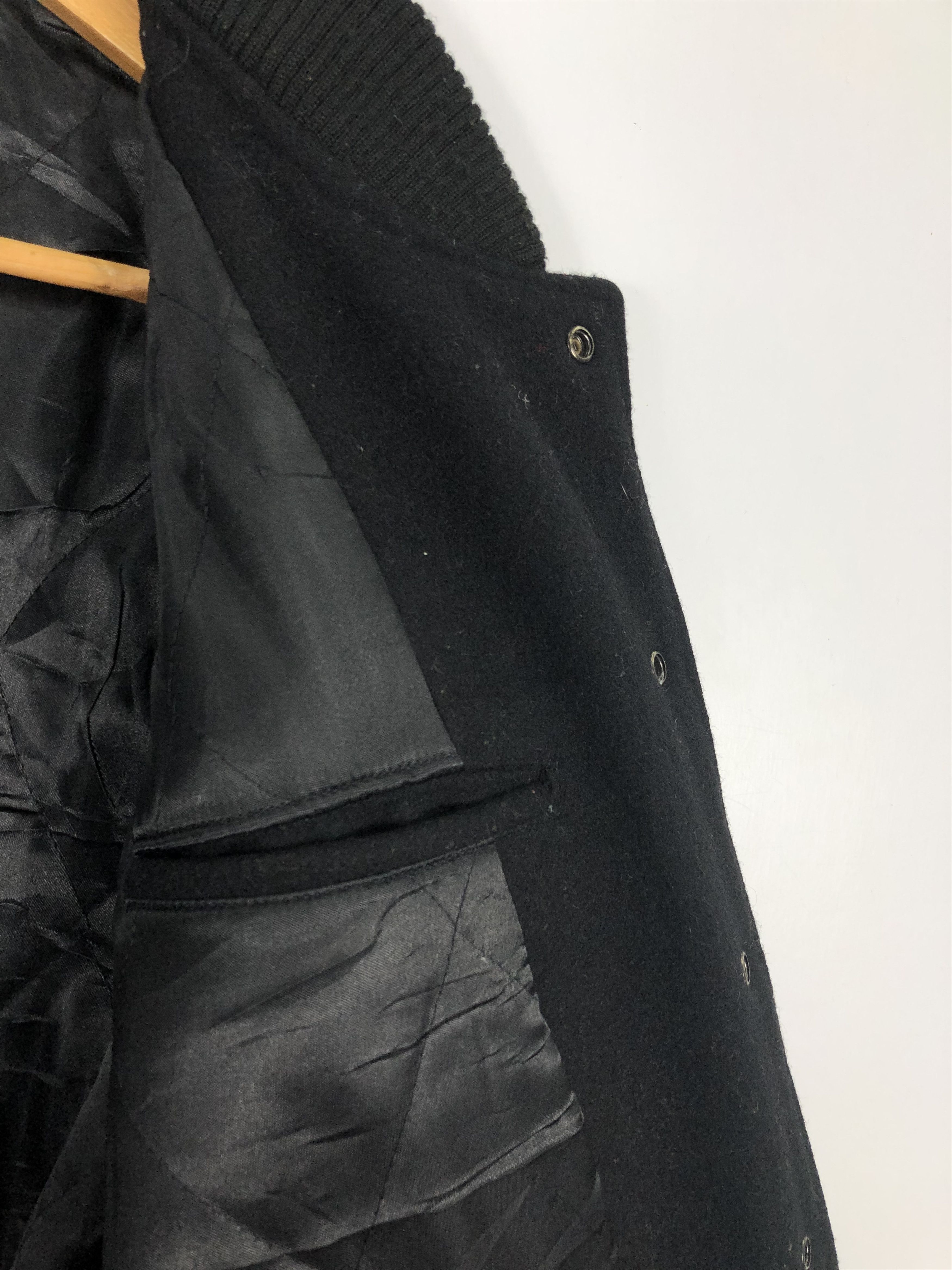 Vintage Vintage 90s Varsity Jacket Leather Sleeve V0158 Size US L / EU 52-54 / 3 - 11 Thumbnail