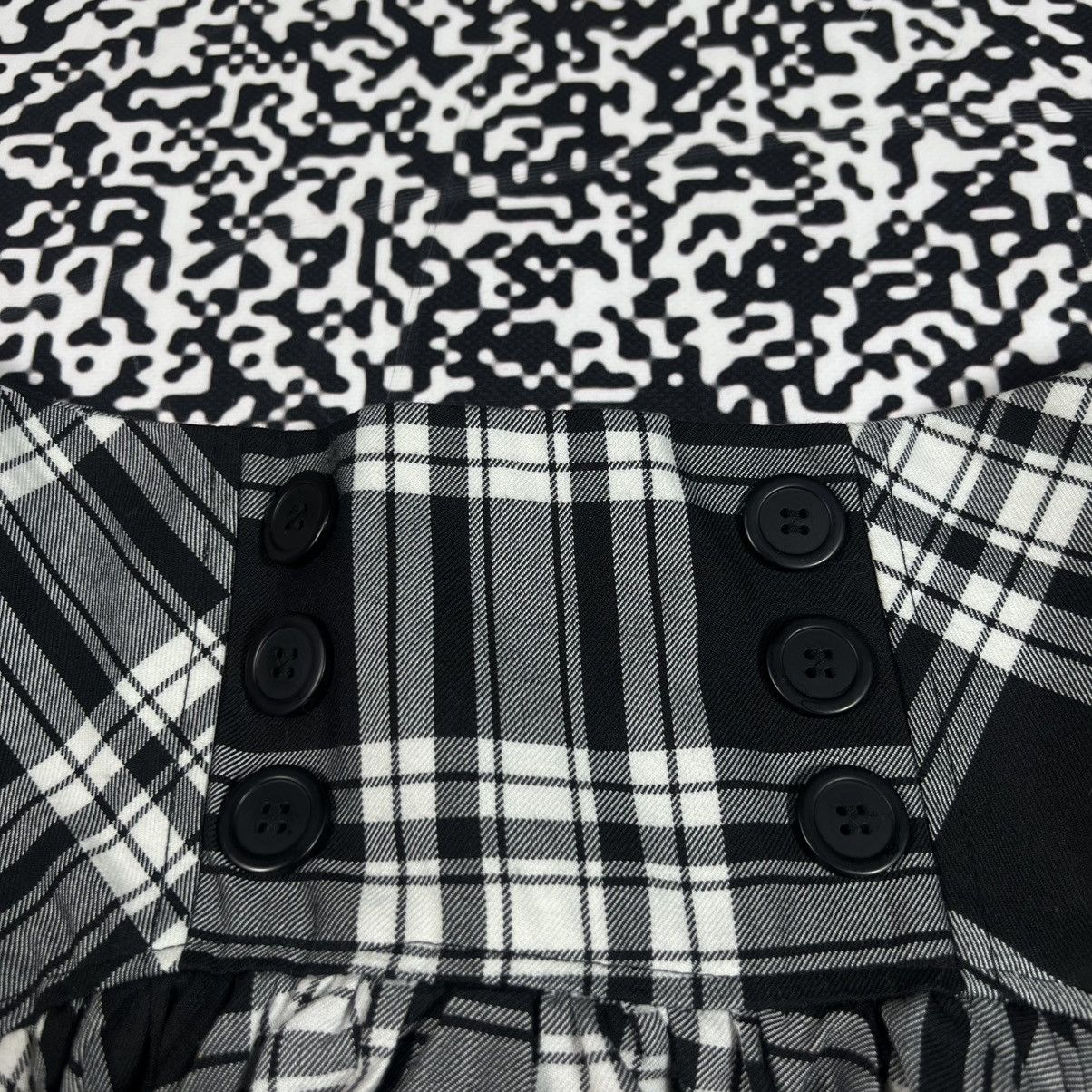 Japanese Brand Vintage Y2K Flared Sexy Checked Retro 90s Style Mini Skirt Size 27" / US 4 / IT 40 - 8 Thumbnail