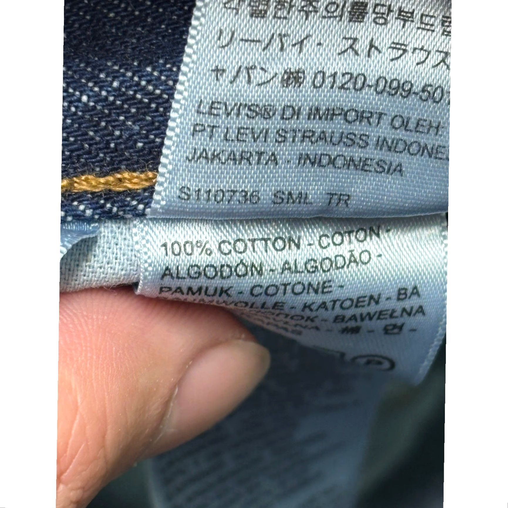 Vintage Levi's 501 Original Fit Denim Jeans Mens W36 L32 Button Fly Dark Wash Straight 5-Pocket Brand: Levi's 501 Series Menswear Vintage-Inspired Size US 36 / EU 52 - 4 Thumbnail