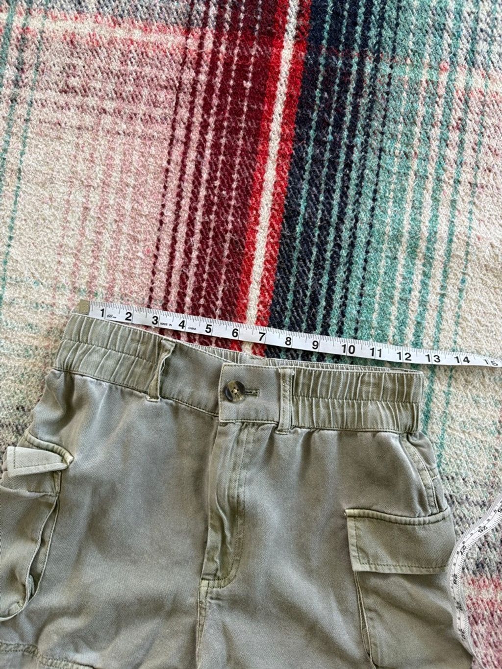 Treasure & Bond Women's Treasure & Bond Green Cargo Shorts XS Size 25" / US 0 / IT 36 - 5 Thumbnail