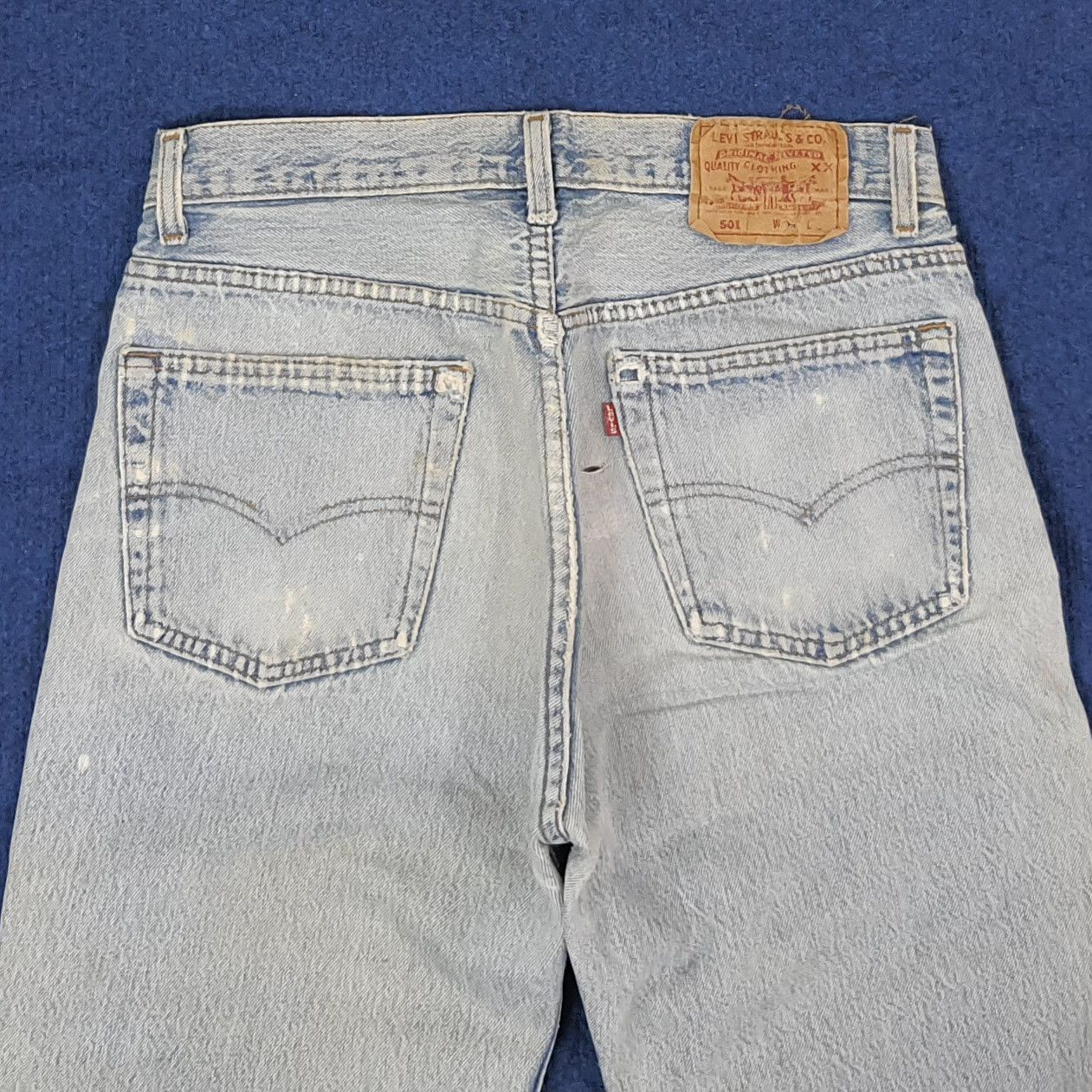 Levi's Vintage Levi's 501 Rework Denim Jeans C228N23 Size US 30 / EU 46 - 4 Thumbnail