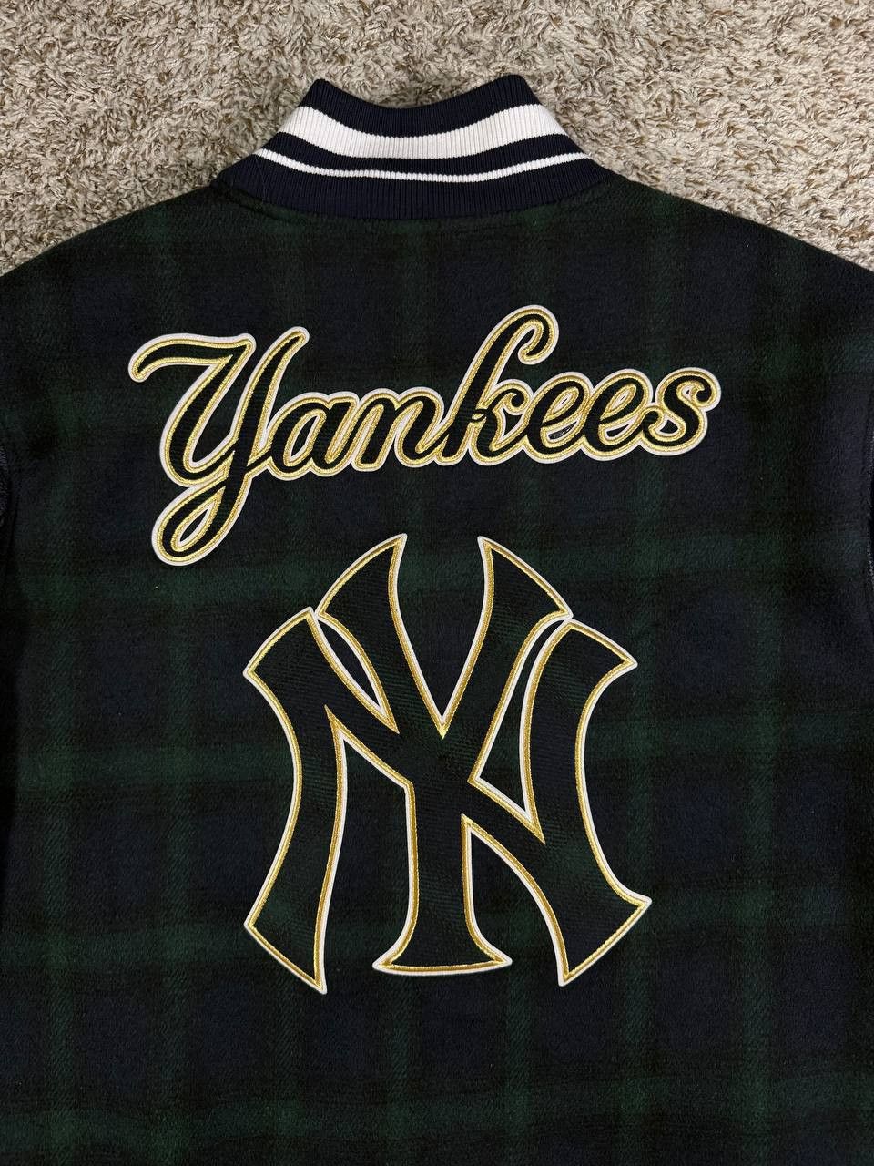 Pro Standard Pro Standard New York Yankees Plaid Varsity Jacket Size 3XL Size US XXL / EU 58 / 5 - 14 Thumbnail