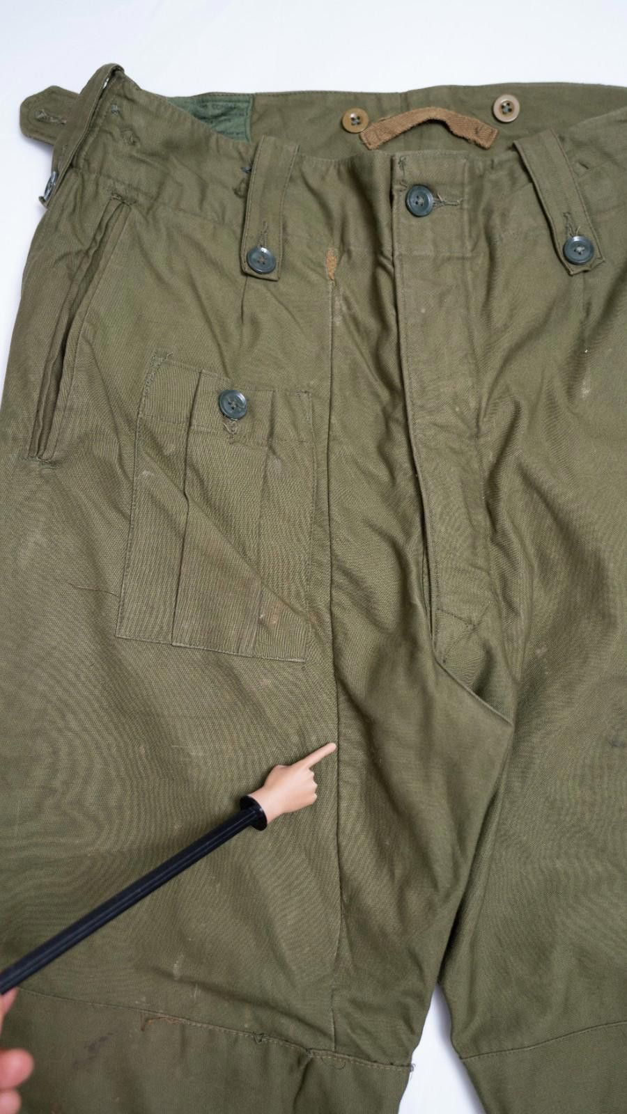 Other Vintage British Army 1960 Pattern Combat Trousers - Repaired Size ONE SIZE - 6 Thumbnail