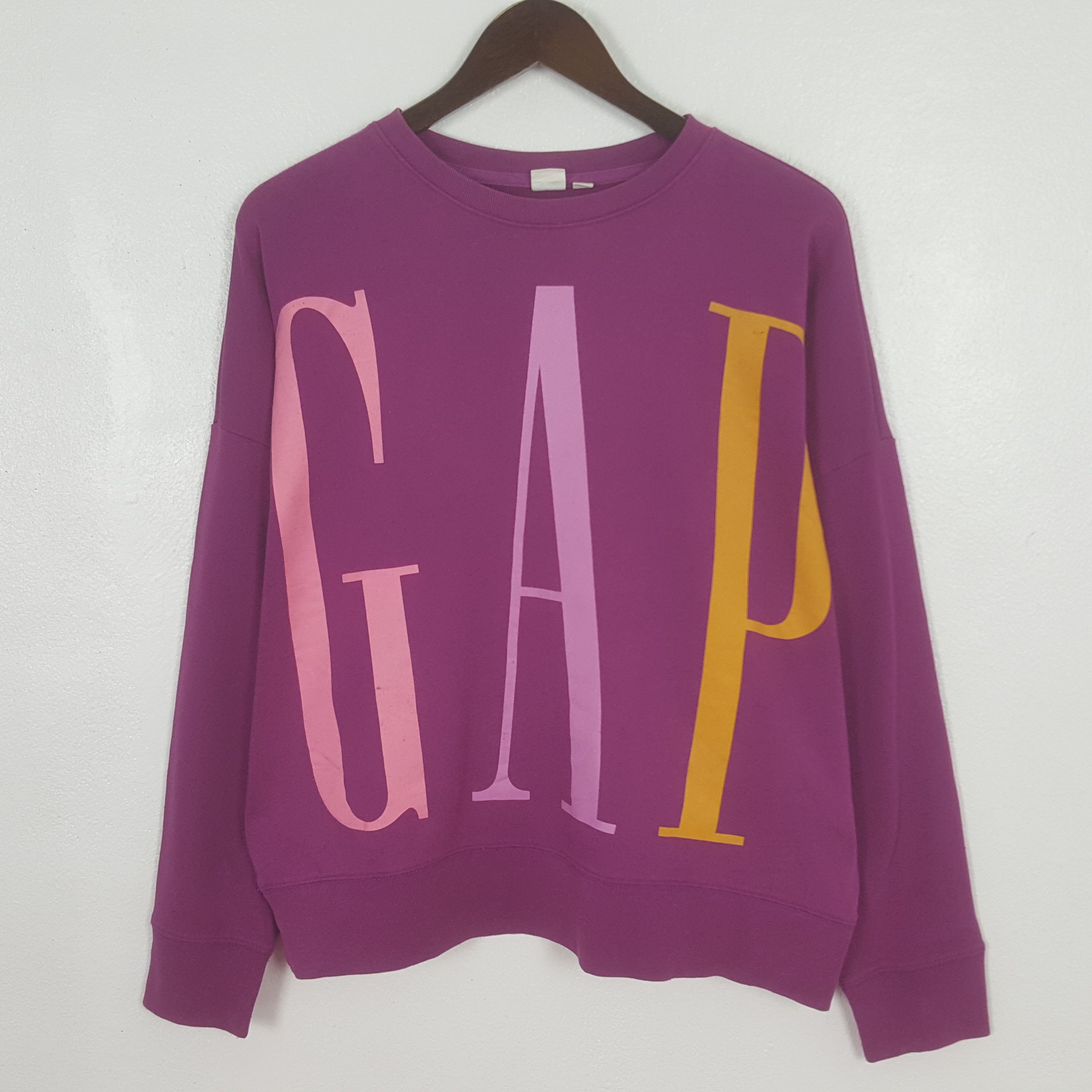 Gap Vintage GAP Big Logo Sweatshirt Size M / US 6-8 / IT 42-44 - 1 Thumbnail