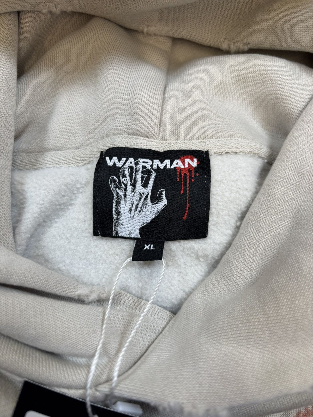 Other Warman Skeleton in Pain Graphic Hoodie, White Size US XL / EU 56 / 4 - 9 Thumbnail