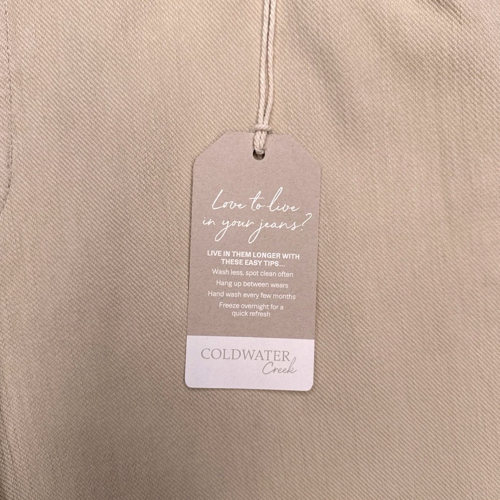 Coldwater Creek Coldwater Creek Jegging Womens 22W Stone Mod Rise Knit Denim Pull On Slim 5-Pocket Brown Cotton Spandex Womens Plus Jeans Size 40" / US 18 - 4 Thumbnail