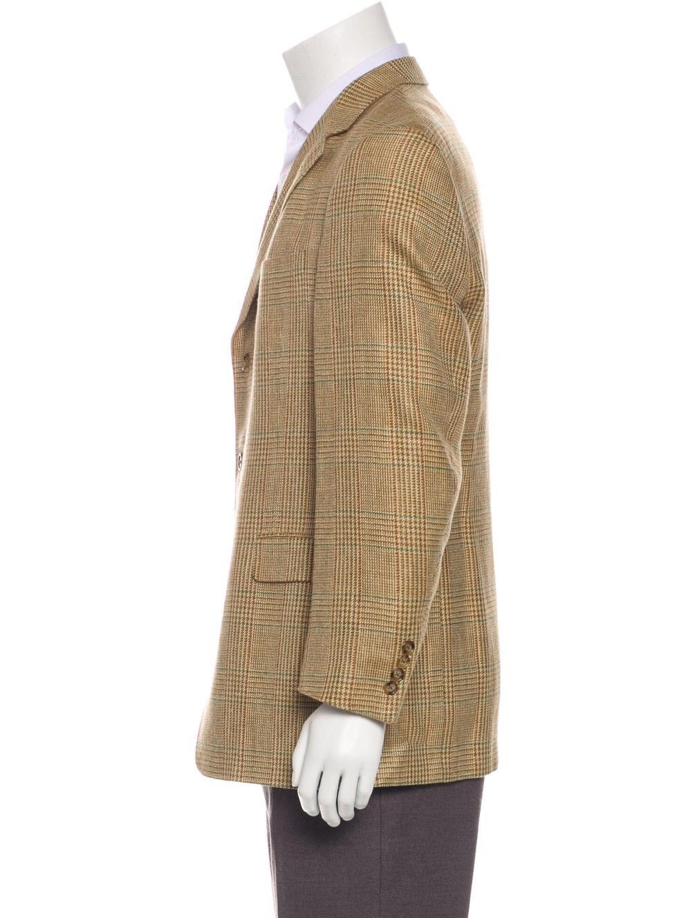 Burberry Burberry Plaid Notch-Lapel Blazer Size 40L - 2 Thumbnail