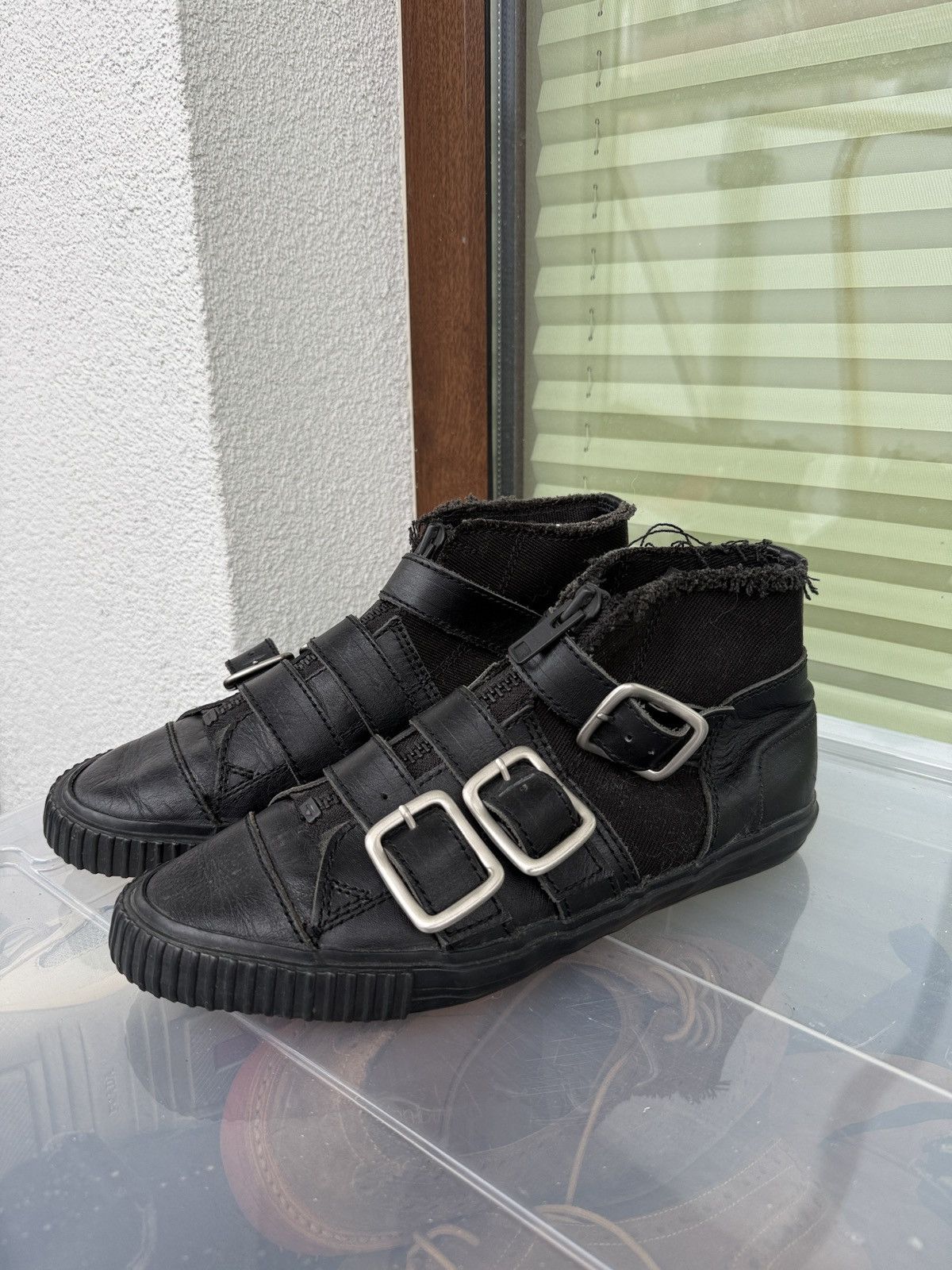 Junya Watanabe Junya Watanabe AW06 Comme Des Garçons Hi Top Shoes Zip Size US 9 / EU 42 - 2 Thumbnail