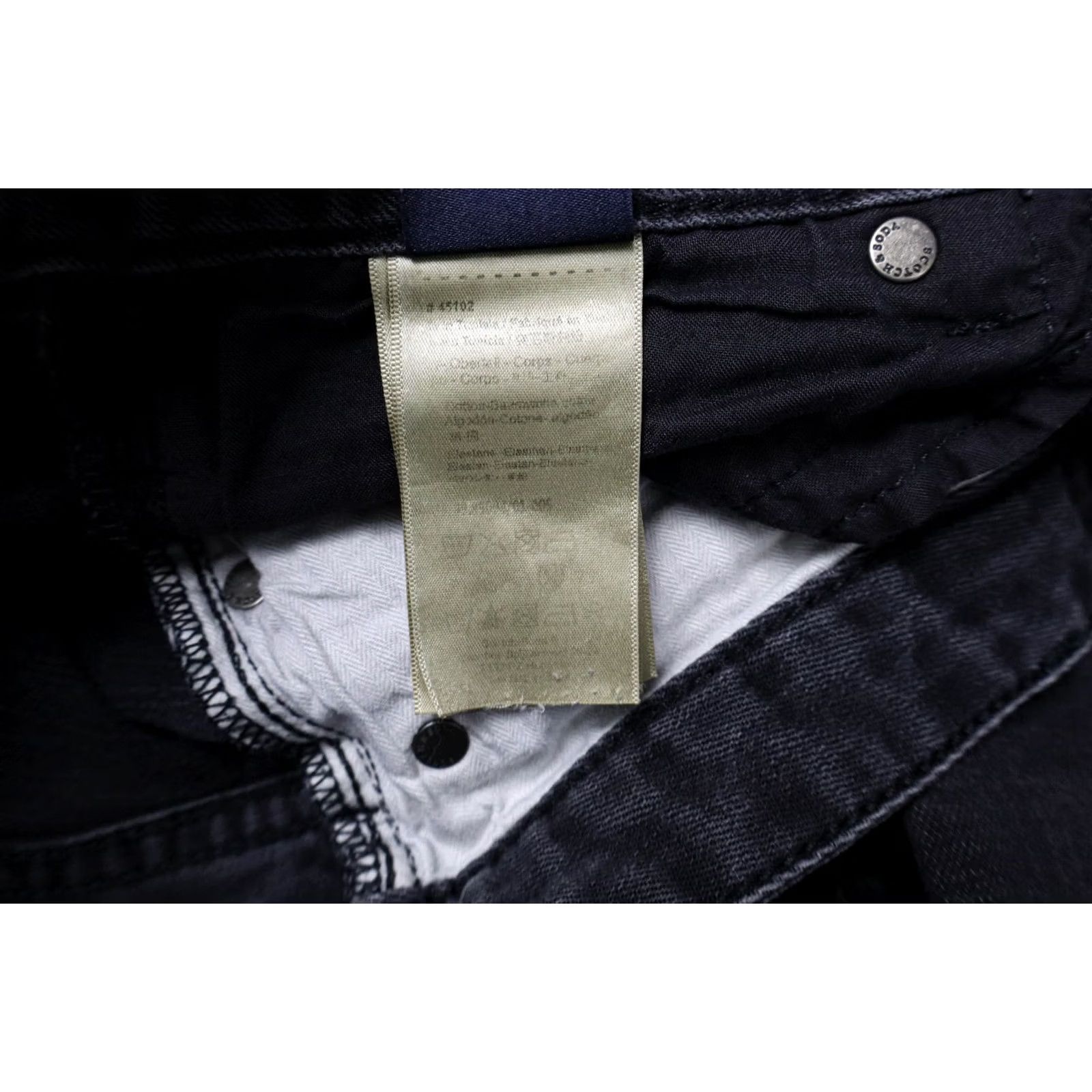 Scotch & Soda SCOTCH & SODA Skim Jeans Men's W30/L32 Stretch Black Slim Size US 30 / EU 46 - 6 Thumbnail