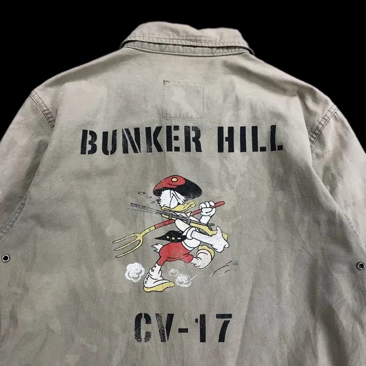 Aspesi Aspesi Blu USN Bunker Hill CV-17 OG Shirt Size US M / EU 48-50 / 2 - 2 Thumbnail