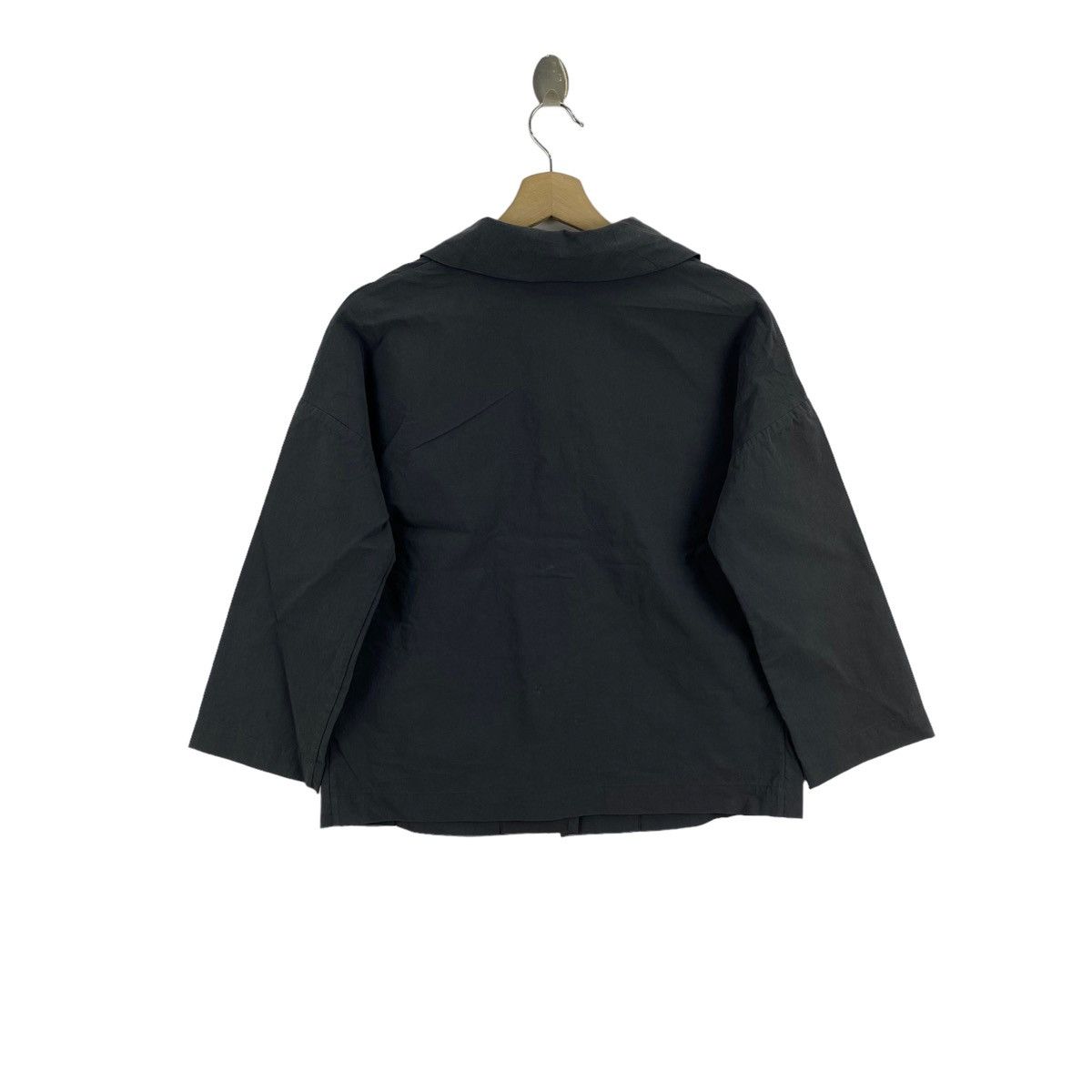 Marni × Vintage Vintage 90s MARNI Italian Brand Plain Grey Coat Size S / US 4 / IT 40 - 2 Thumbnail