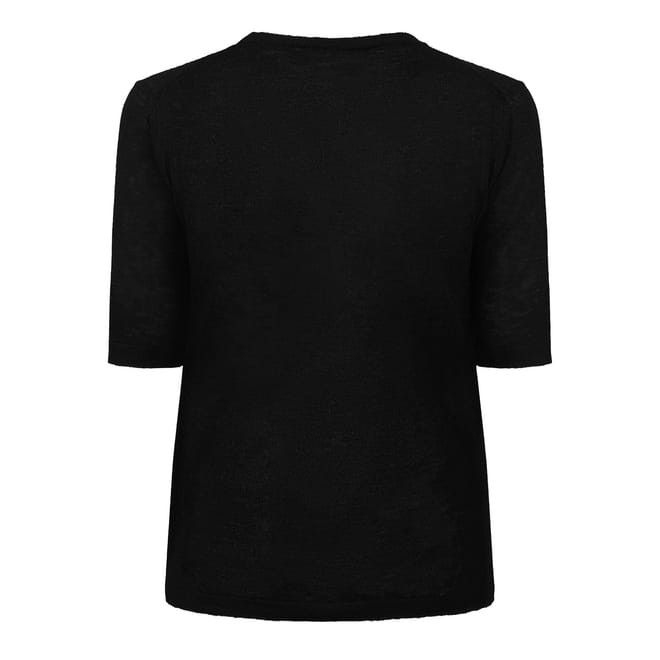 Bottega Veneta Bottega Veneta Regular Fit Crew Neck T-Shirt in Black Size S / US 4 / IT 40 - 2 Thumbnail