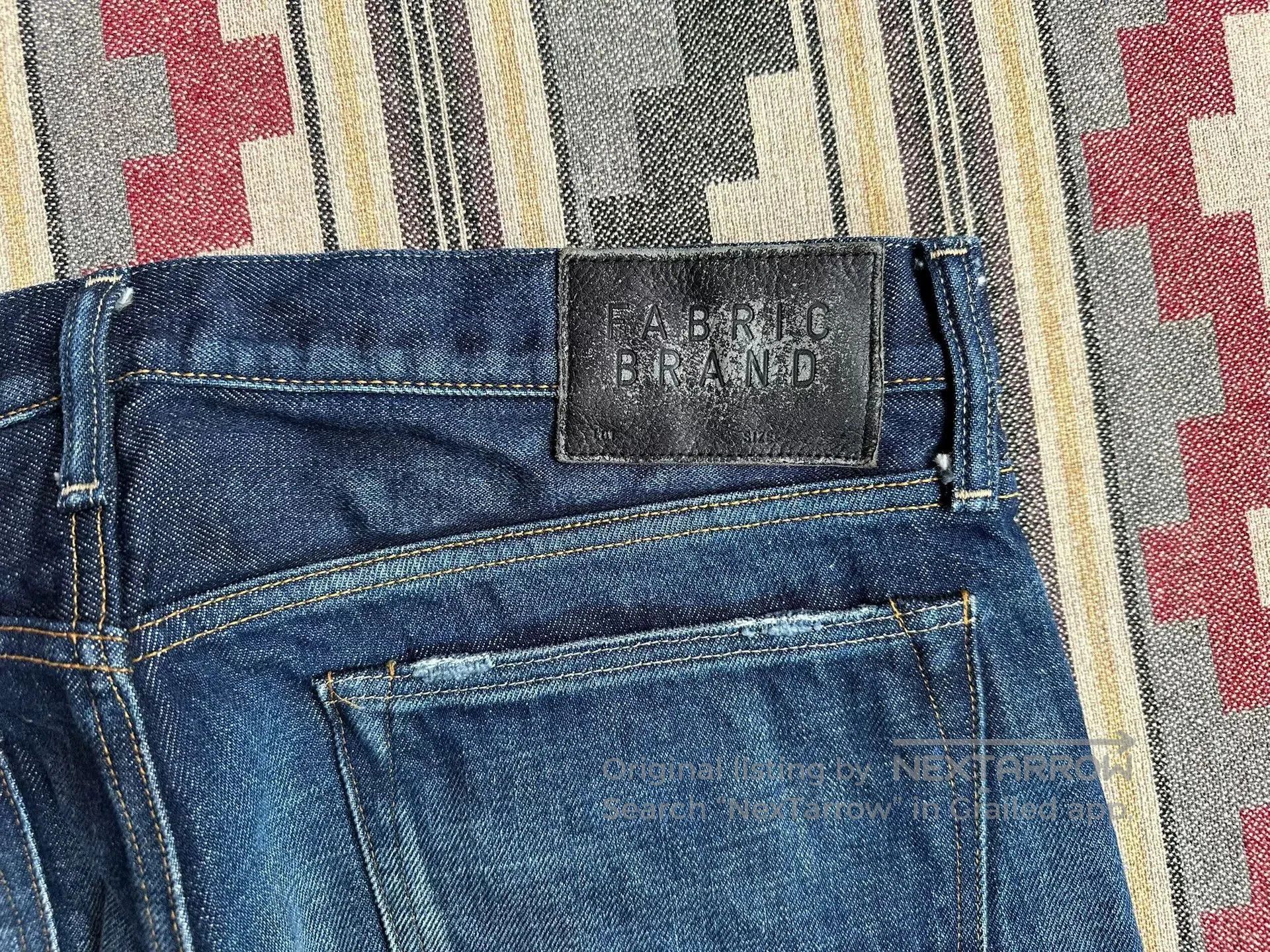 Vanquish selvage denim pants with red ear detail. Size US 34 / EU 50 - 5 Thumbnail