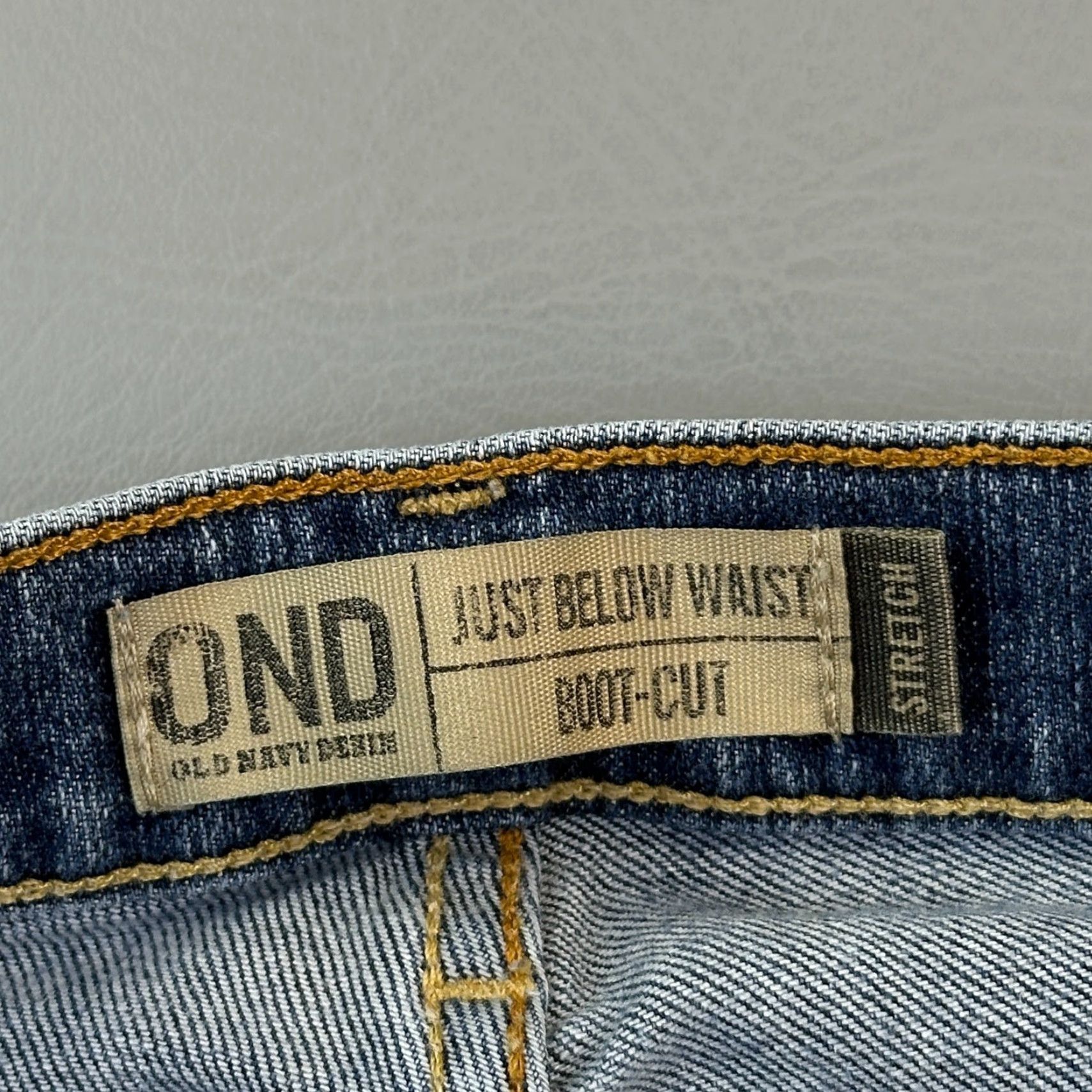 Old Navy VINTAGE Old Navy Jeans Women's 8 Long Just Below Waist Bootcut Mid Rise Stretch Size 30" / US 8 / IT 44 - 6 Thumbnail