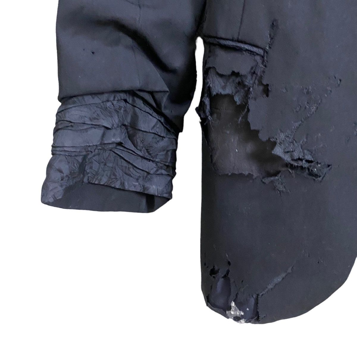 Comme des Garcons × Japanese Brand × Vintage Comme Des Garcons AD1992 distressed blazer coat Size US S / EU 44-46 / 1 - 5 Thumbnail