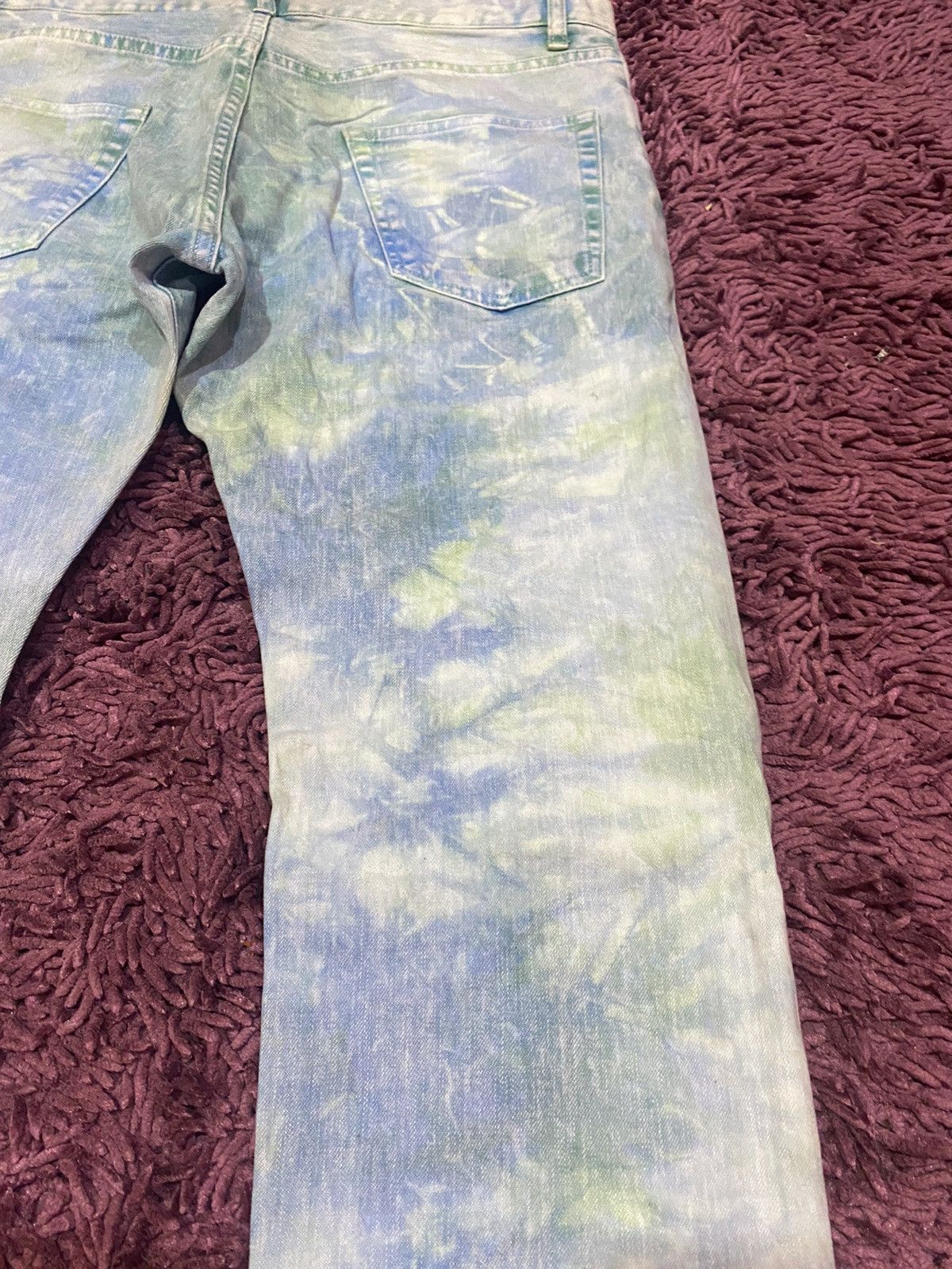 Vintage RARE🔥 Vintage Takeo Kikuchi Japan Bleach Acid Wash Design Size US 33 - 14 Thumbnail