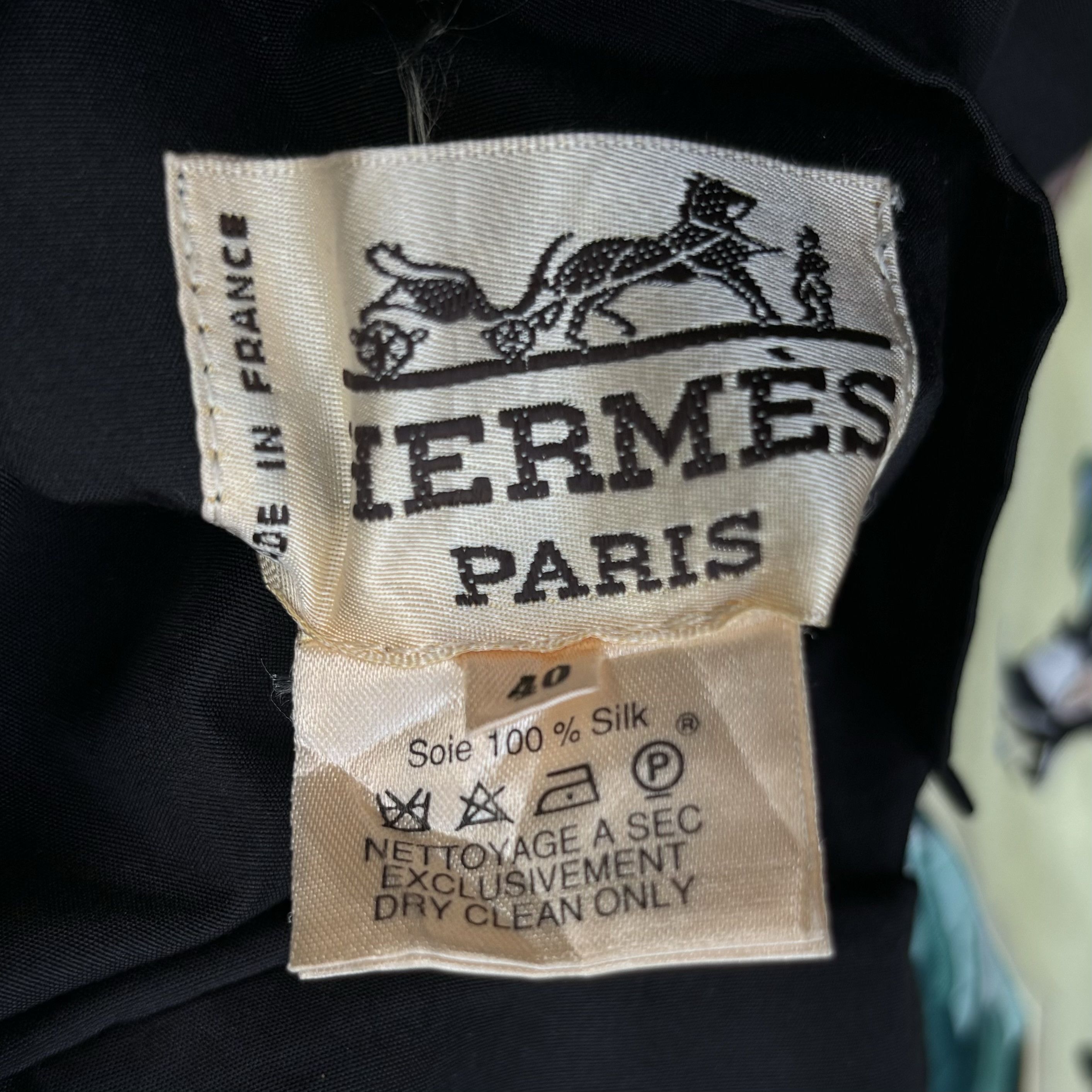 Hermes Vintage Hermes Le Carnavale de Venise Reversible Silk Jacket Size US M / EU 48-50 / 2 - 21 Thumbnail
