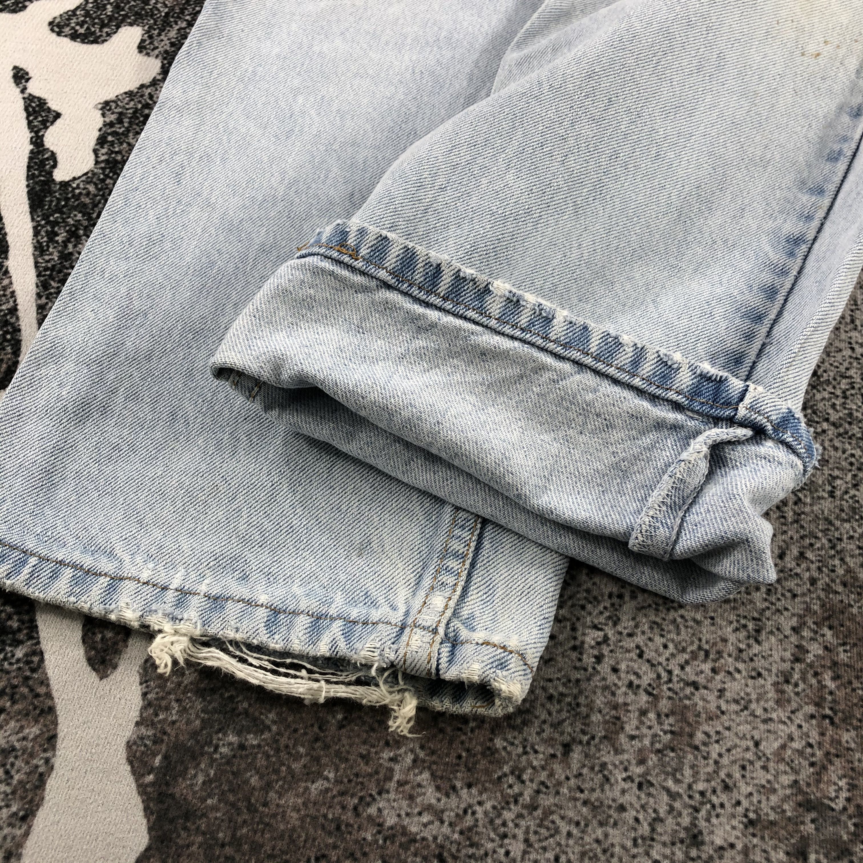 Levi's Vintage 90s Levi's Jeans Orange Tab Distress Denim KJ1002 Size US 30 / EU 46 - 7 Thumbnail
