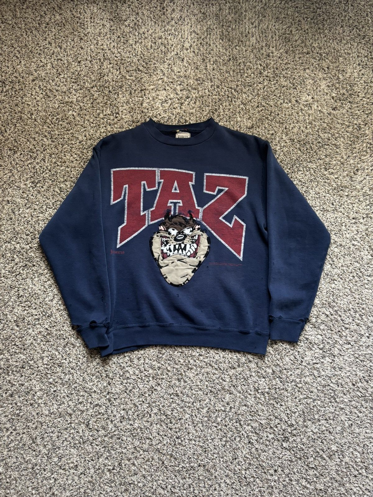 Other Vintage Taz big design men’s sweatshirt Size US M / EU 48-50 / 2 - 1 Thumbnail