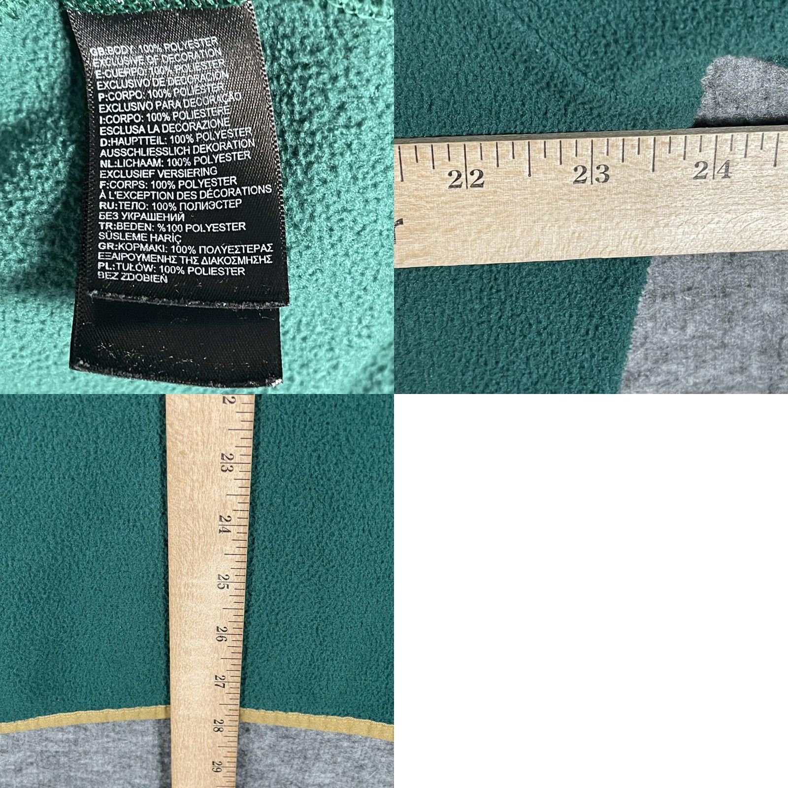 The North Face The North Face Jacket Mens XL Green Fleece Snap Pullover Outdoor Hiking Size US XL / EU 56 / 4 - 8 Thumbnail